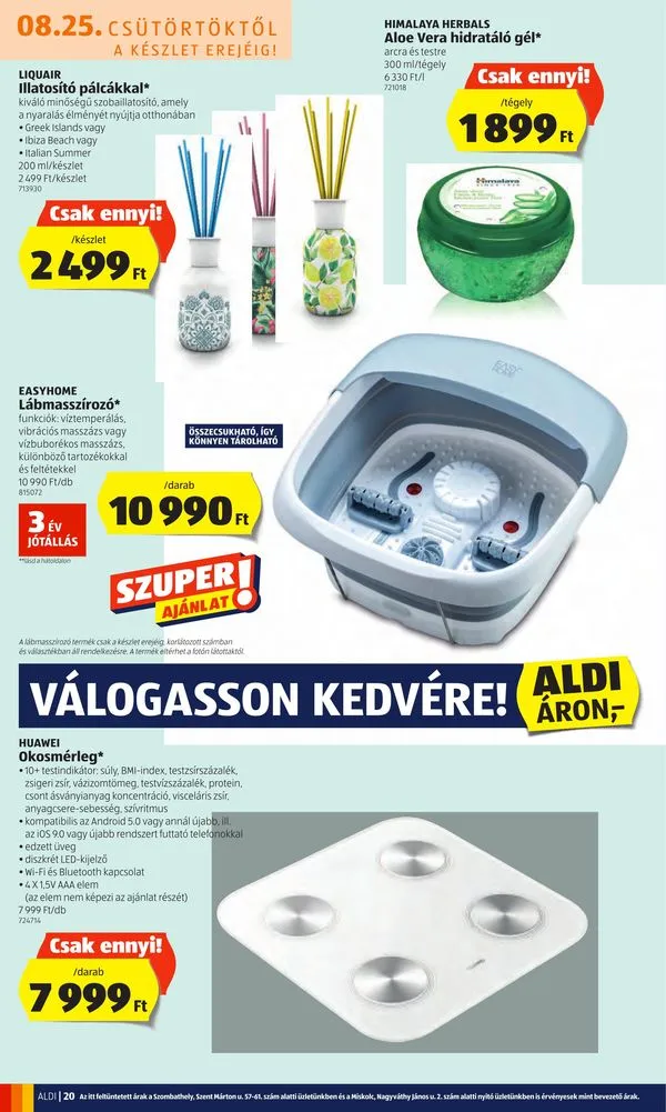 Aldi akciós újság 08.25–08.31 – 20. oldal