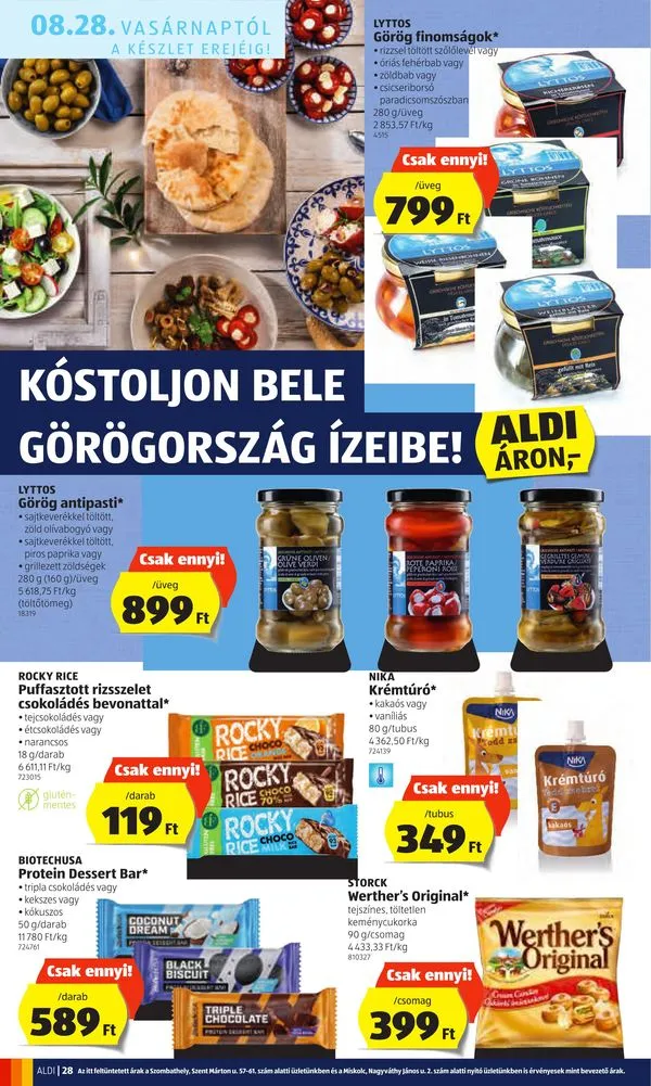 Aldi akciós újság 08.25–08.31 – 28. oldal