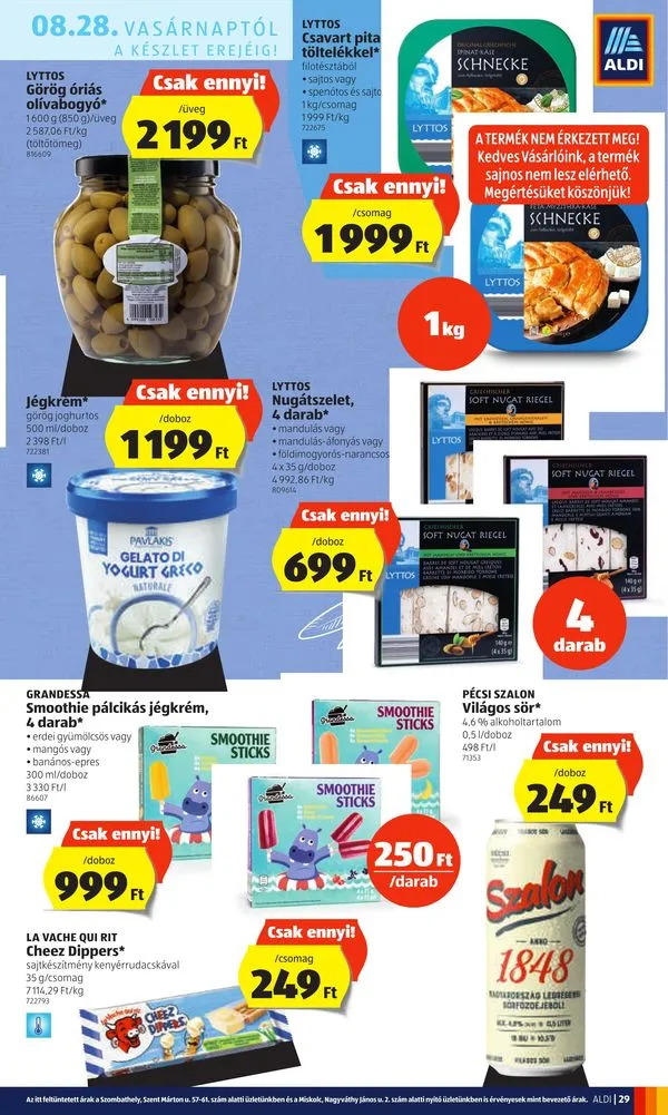 Aldi akciós újság 08.25–08.31 – 29. oldal