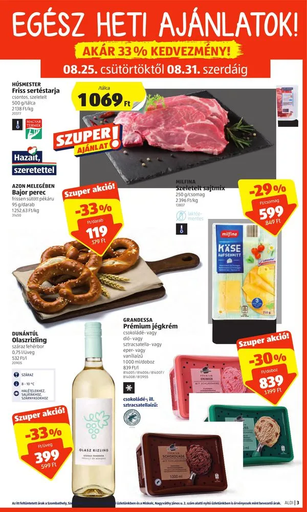Aldi akciós újság 08.25–08.31 – 3. oldal