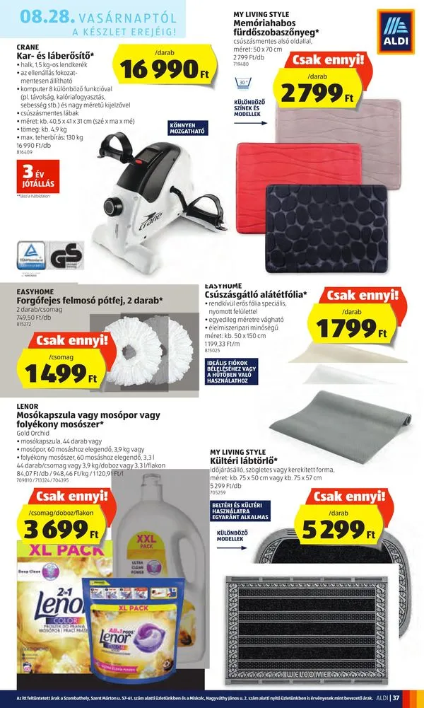 Aldi akciós újság 08.25–08.31 – 37. oldal