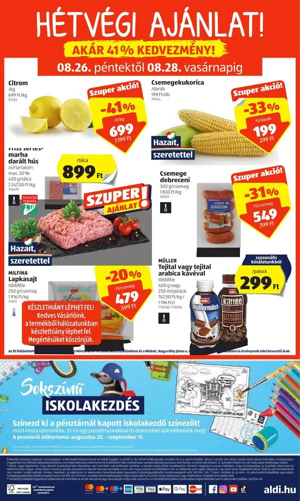 Aldi akciós újság 08.25–08.31 – 40. oldal