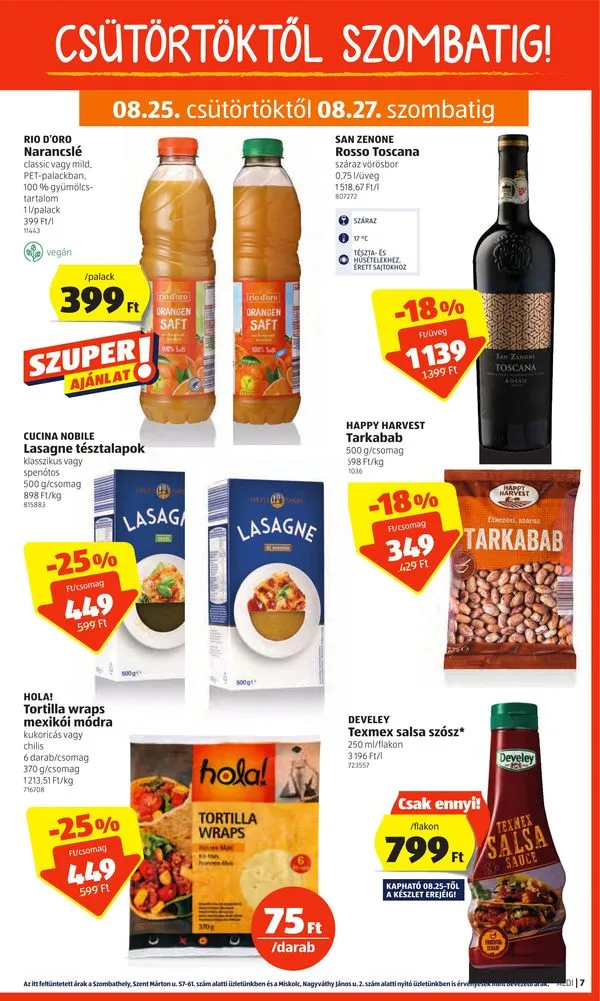 Aldi akciós újság 08.25–08.31 – 7. oldal
