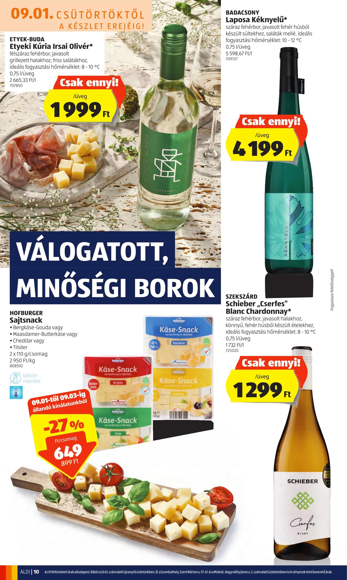 Aldi akciós újság 09.01–09.07 – 10. oldal