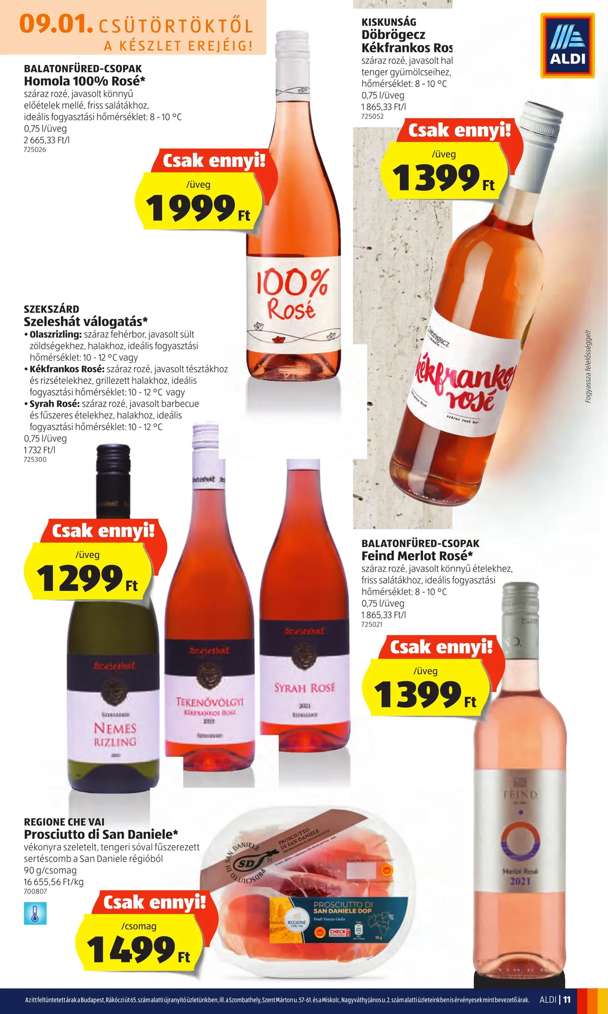 Aldi akciós újság 09.01–09.07 – 11. oldal