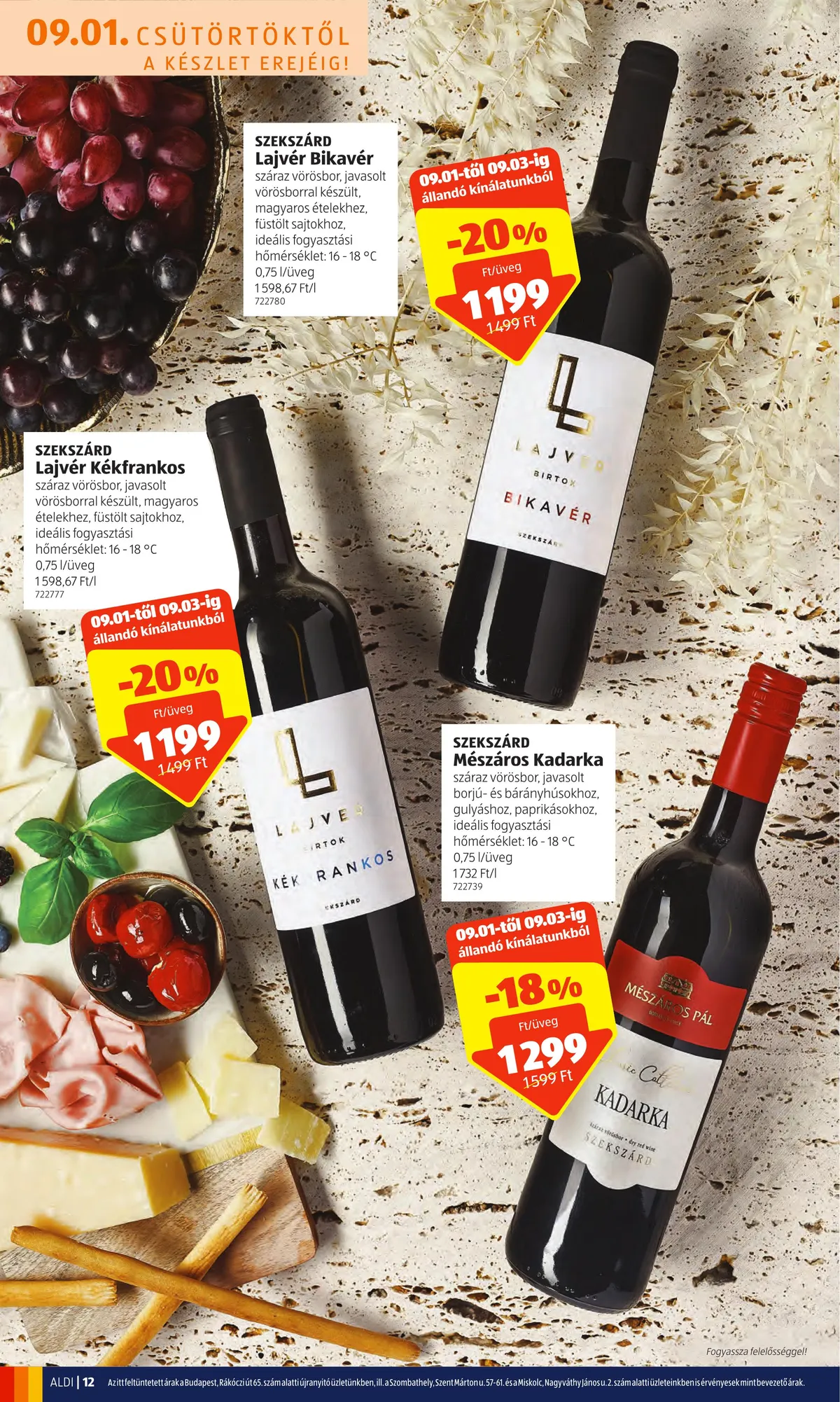Aldi akciós újság 09.01–09.07 – 12. oldal