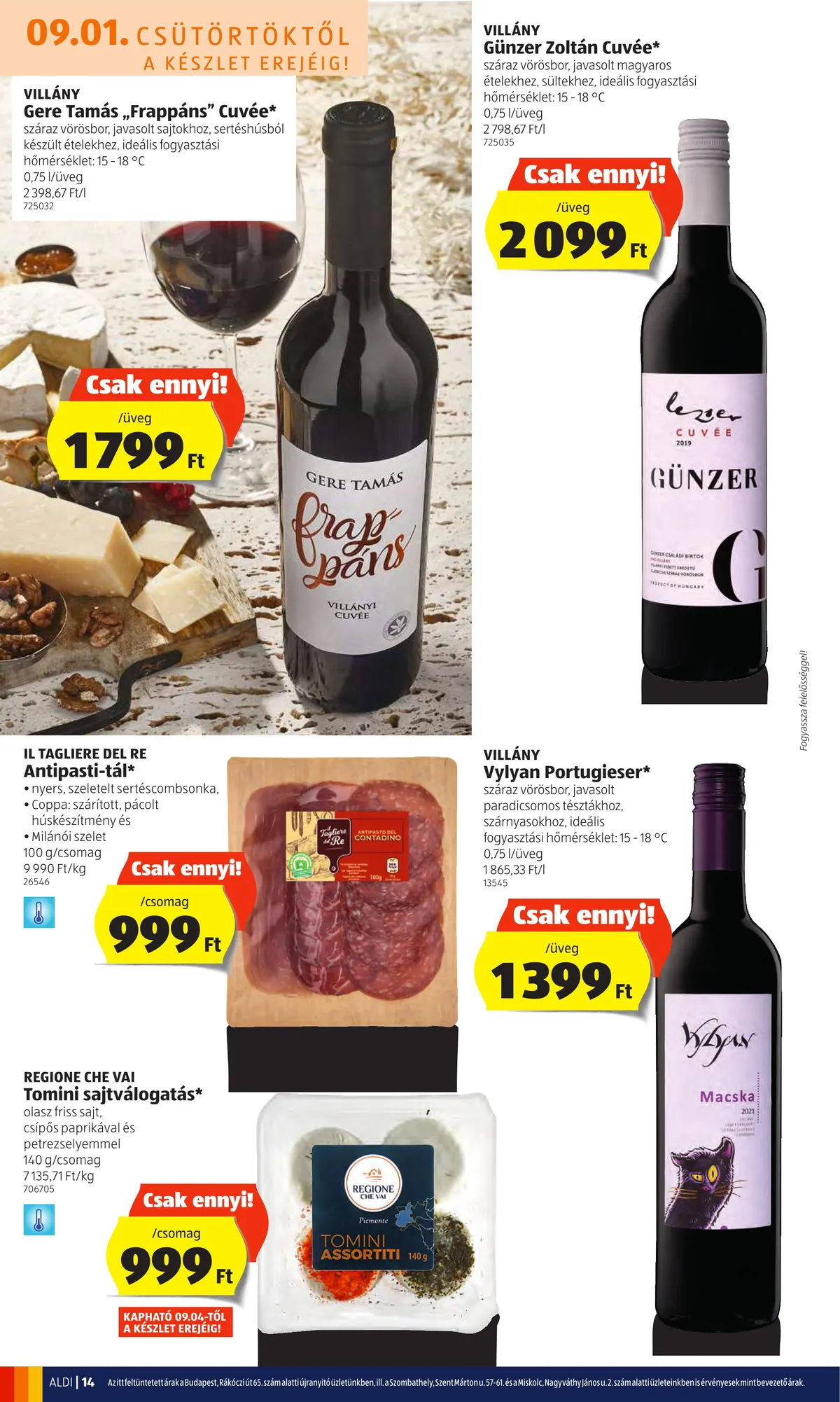 Aldi akciós újság 09.01–09.07 – 14. oldal
