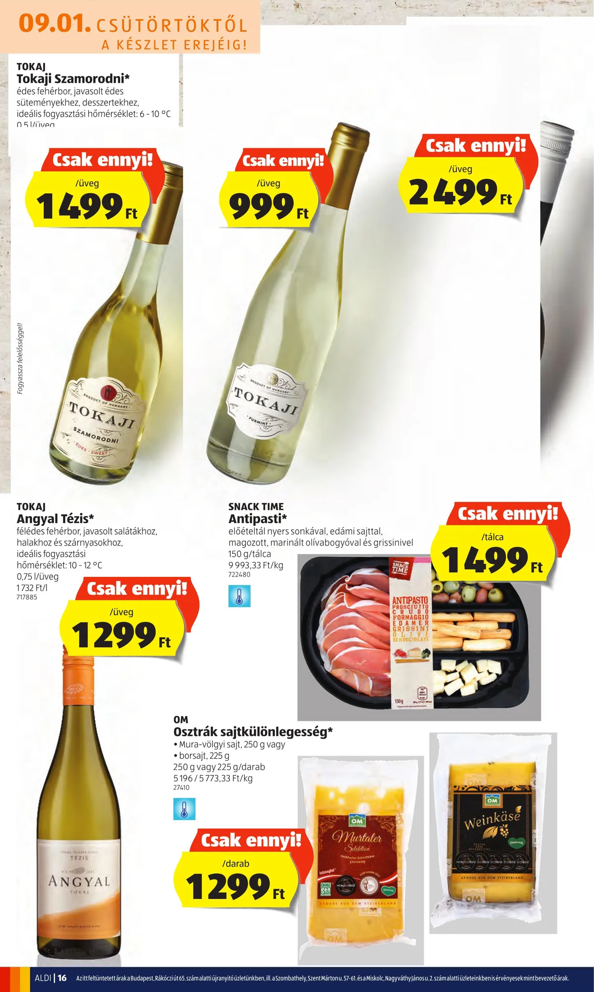 Aldi akciós újság 09.01–09.07 – 16. oldal
