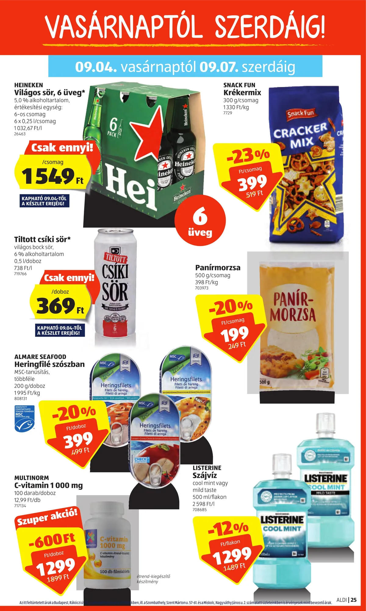 Aldi akciós újság 09.01–09.07 – 25. oldal