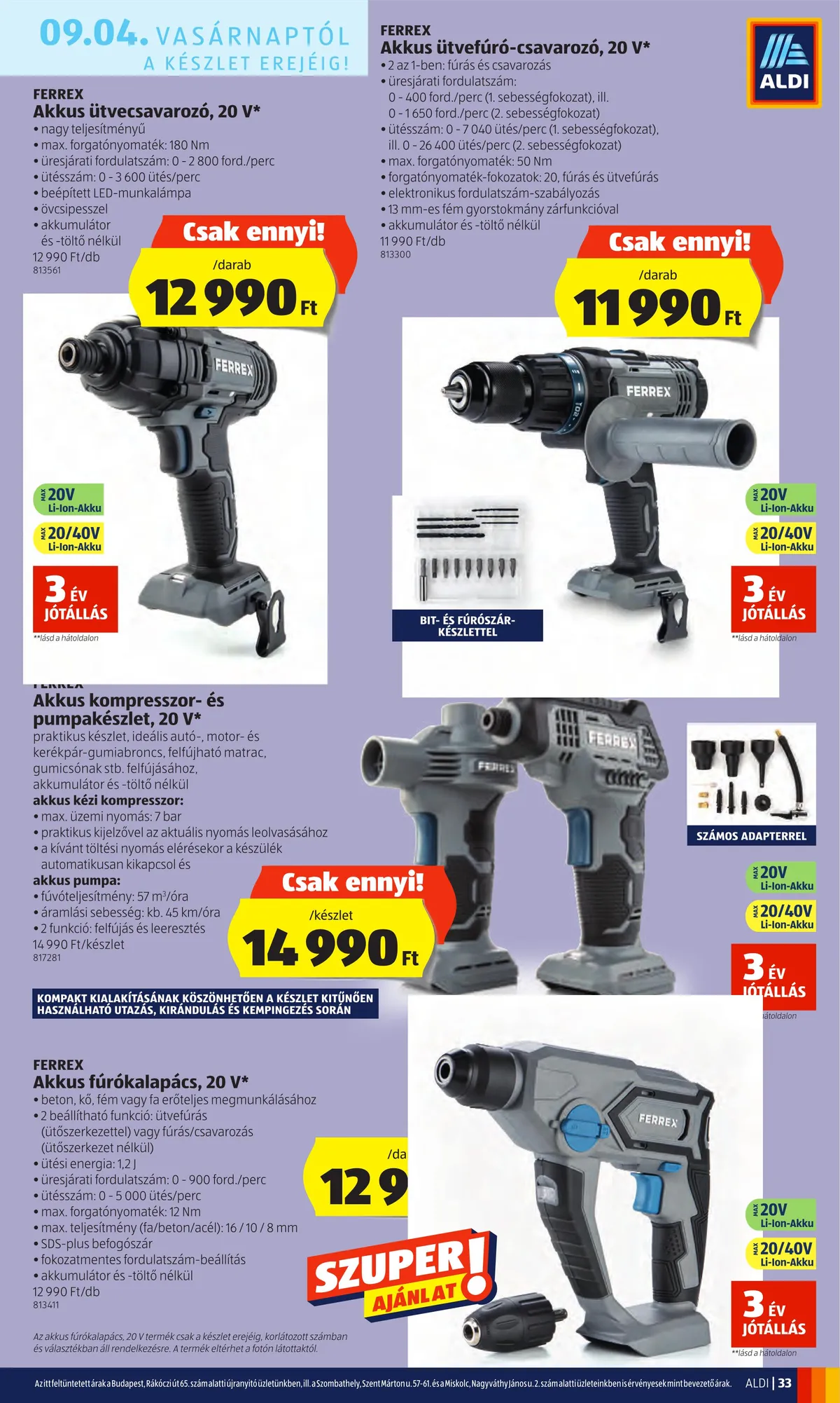 Aldi akciós újság 09.01–09.07 – 33. oldal