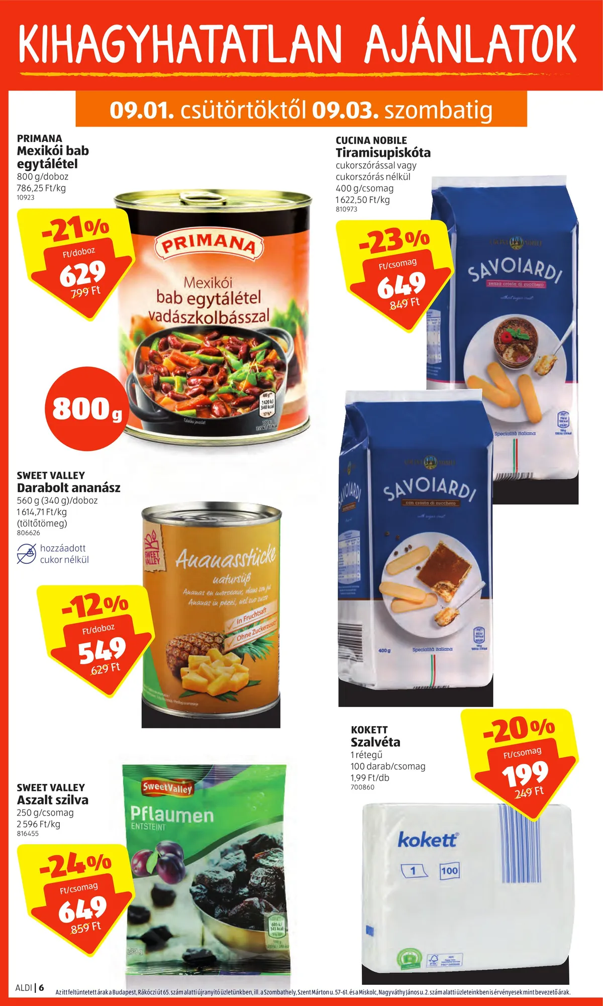 Aldi akciós újság 09.01–09.07 – 6. oldal