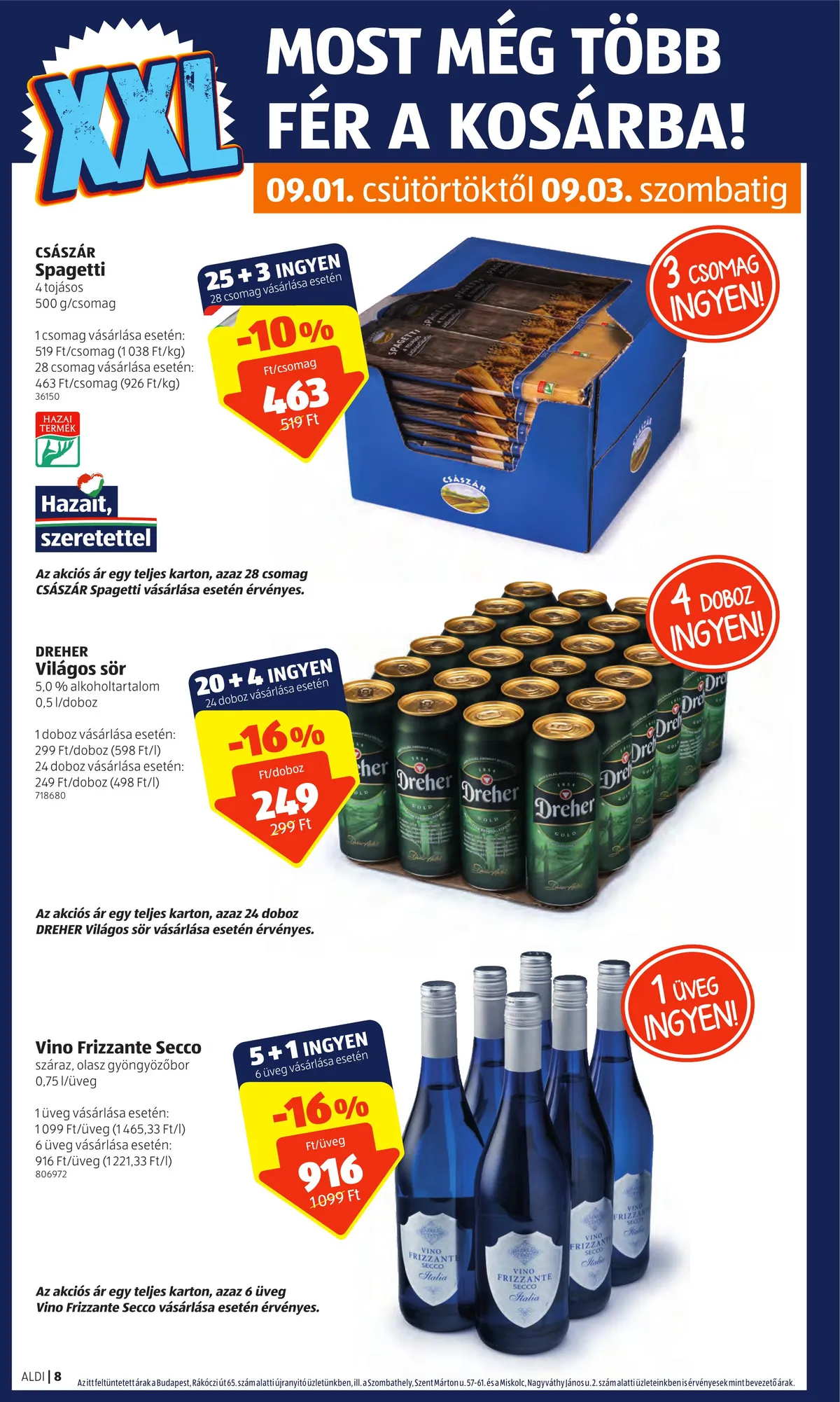Aldi akciós újság 09.01–09.07 – 8. oldal