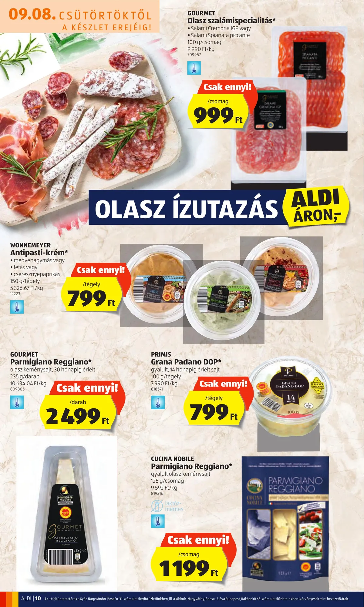 Aldi akciós újság 09.08–09.14 – 10. oldal