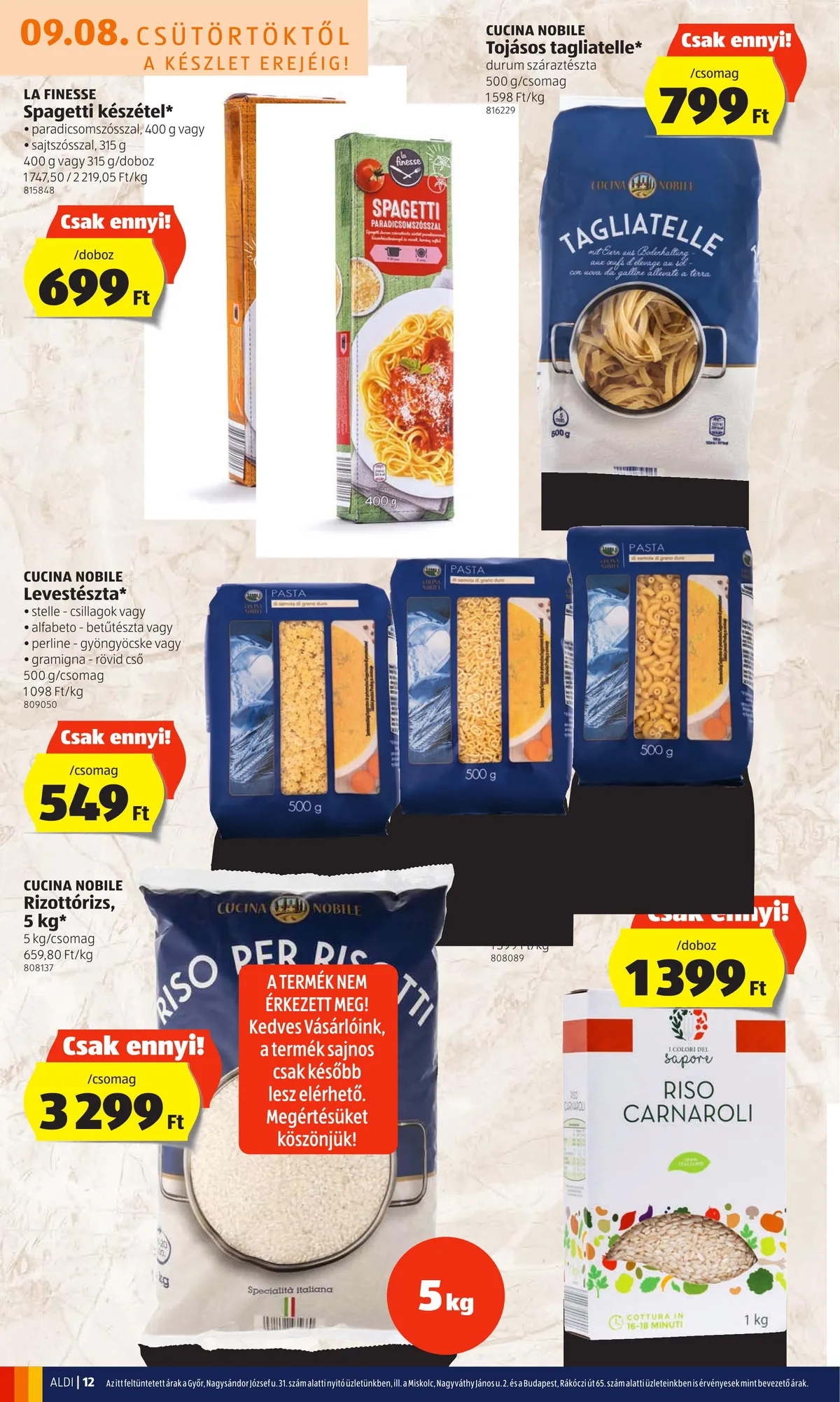 Aldi akciós újság 09.08–09.14 – 12. oldal