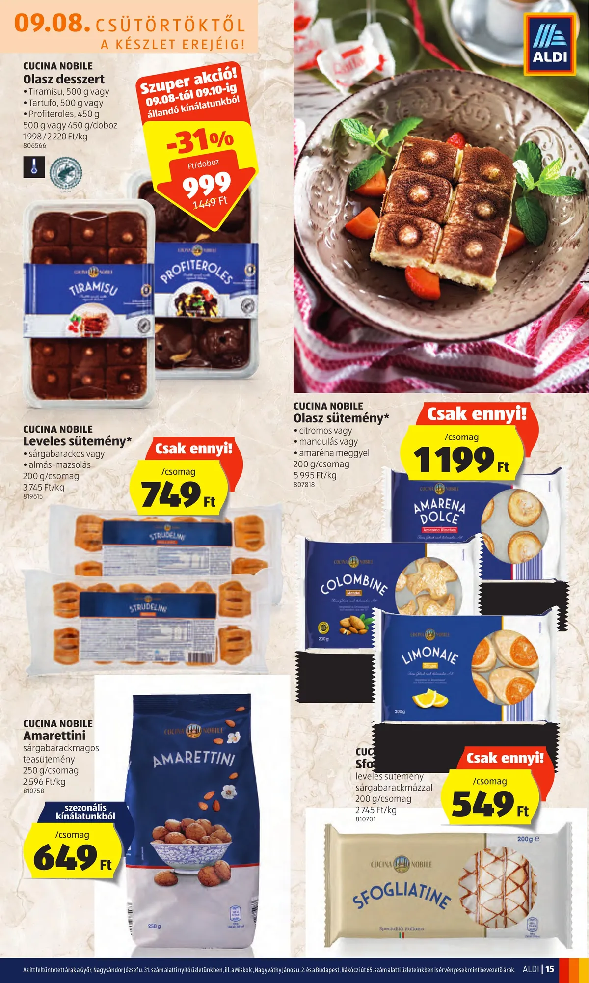 Aldi akciós újság 09.08–09.14 – 15. oldal