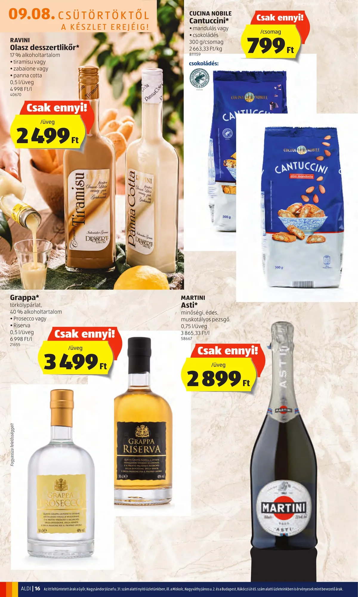 Aldi akciós újság 09.08–09.14 – 16. oldal