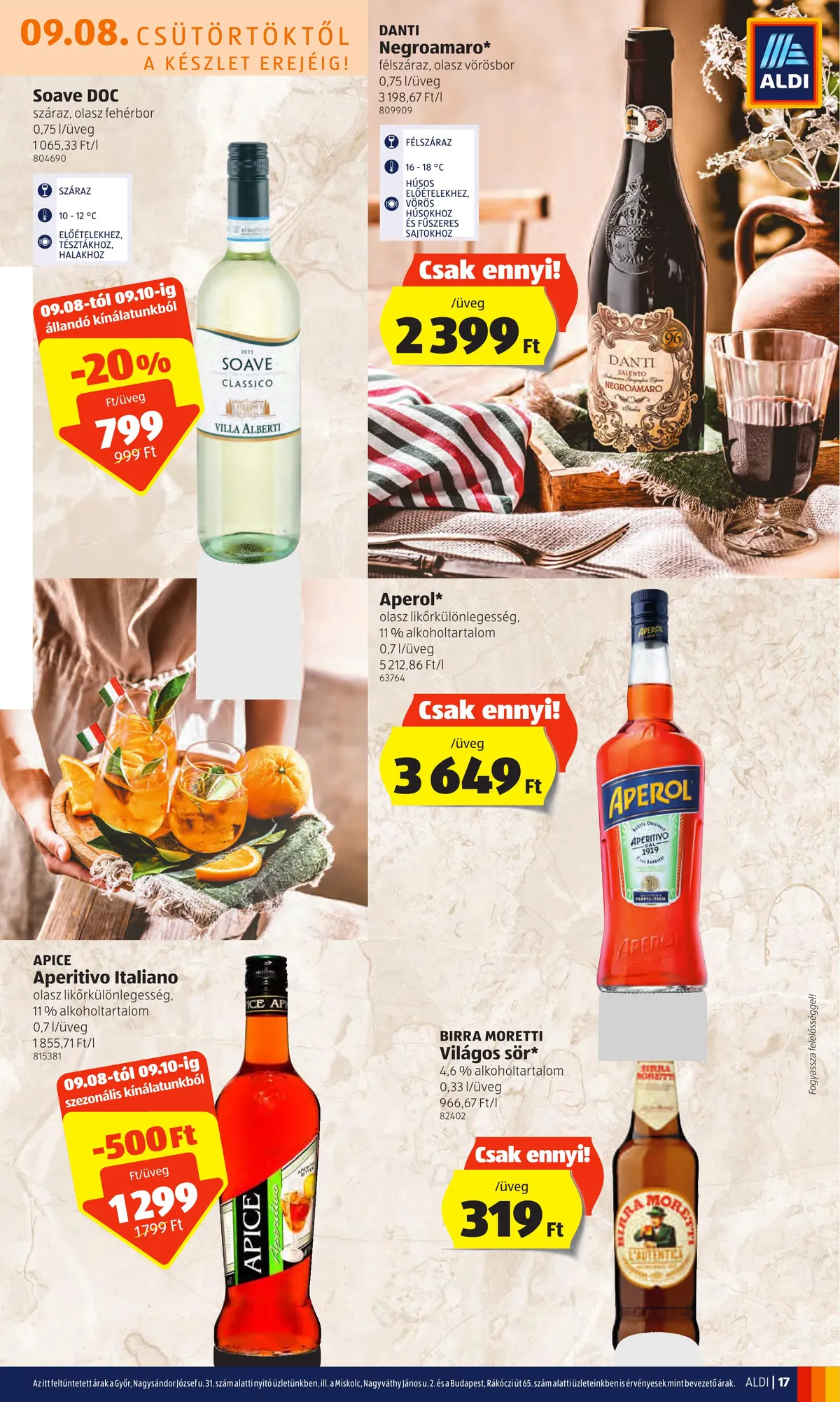 Aldi akciós újság 09.08–09.14 – 17. oldal