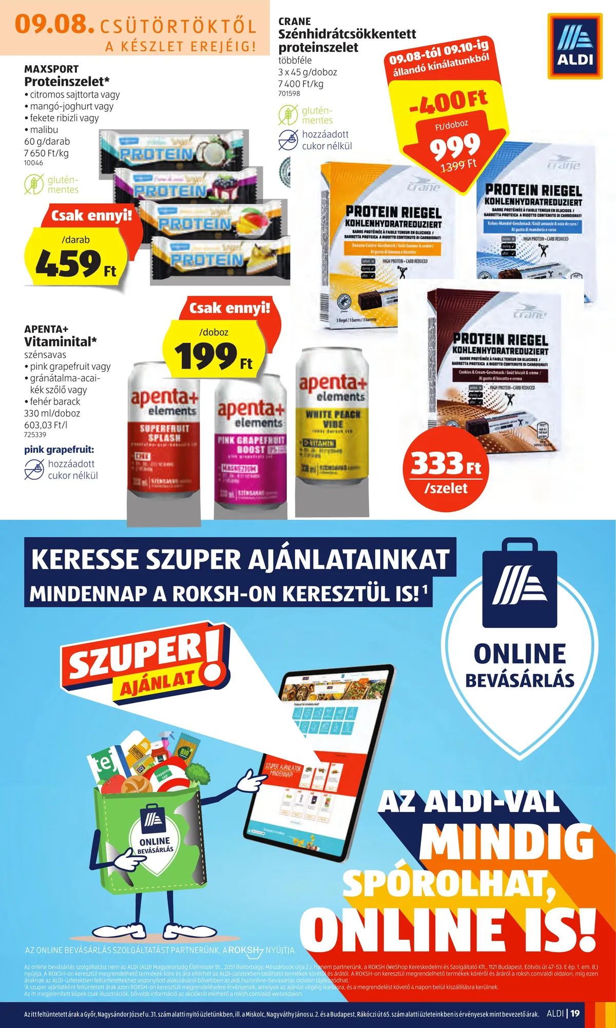 Aldi akciós újság 09.08–09.14 – 19. oldal