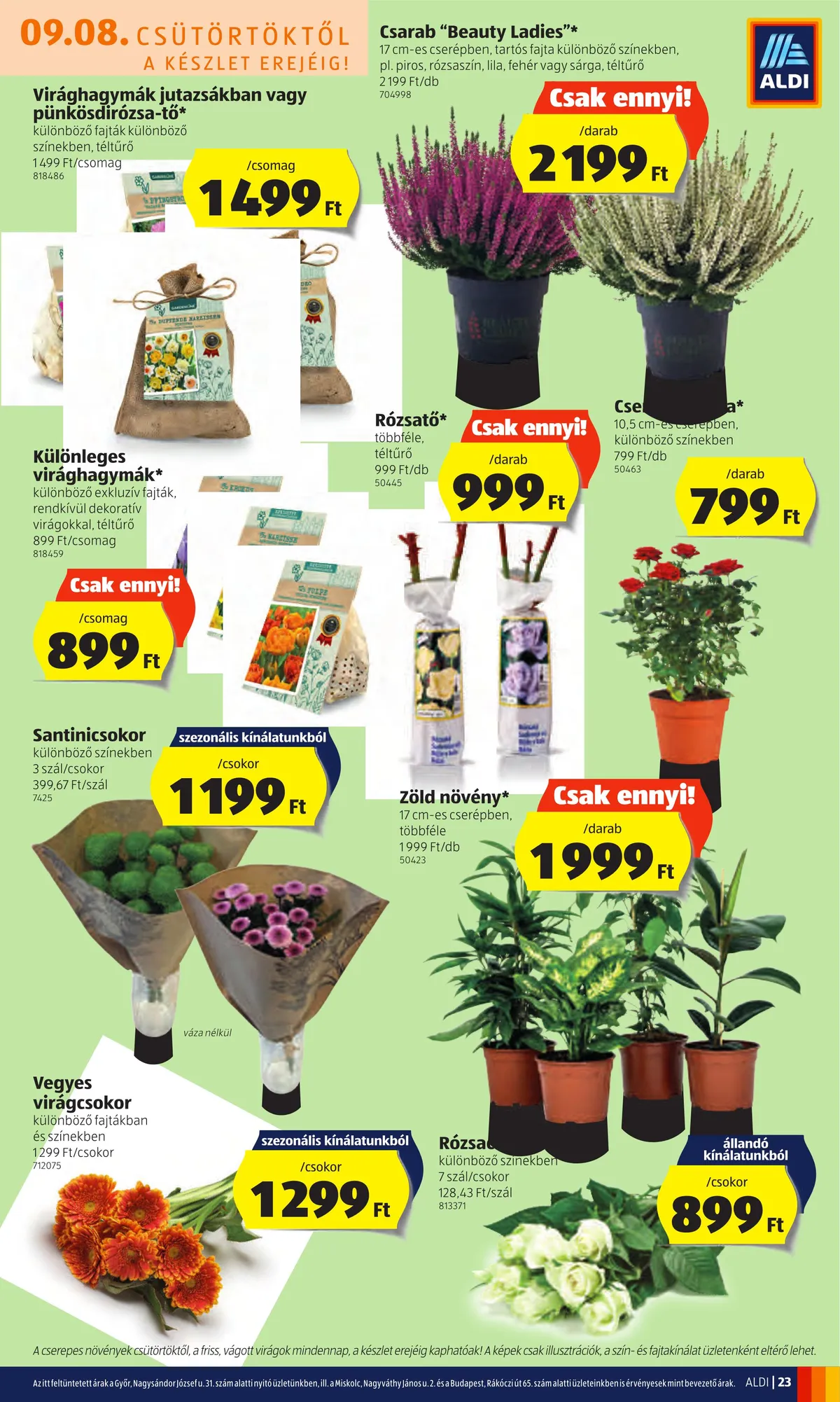 Aldi akciós újság 09.08–09.14 – 23. oldal