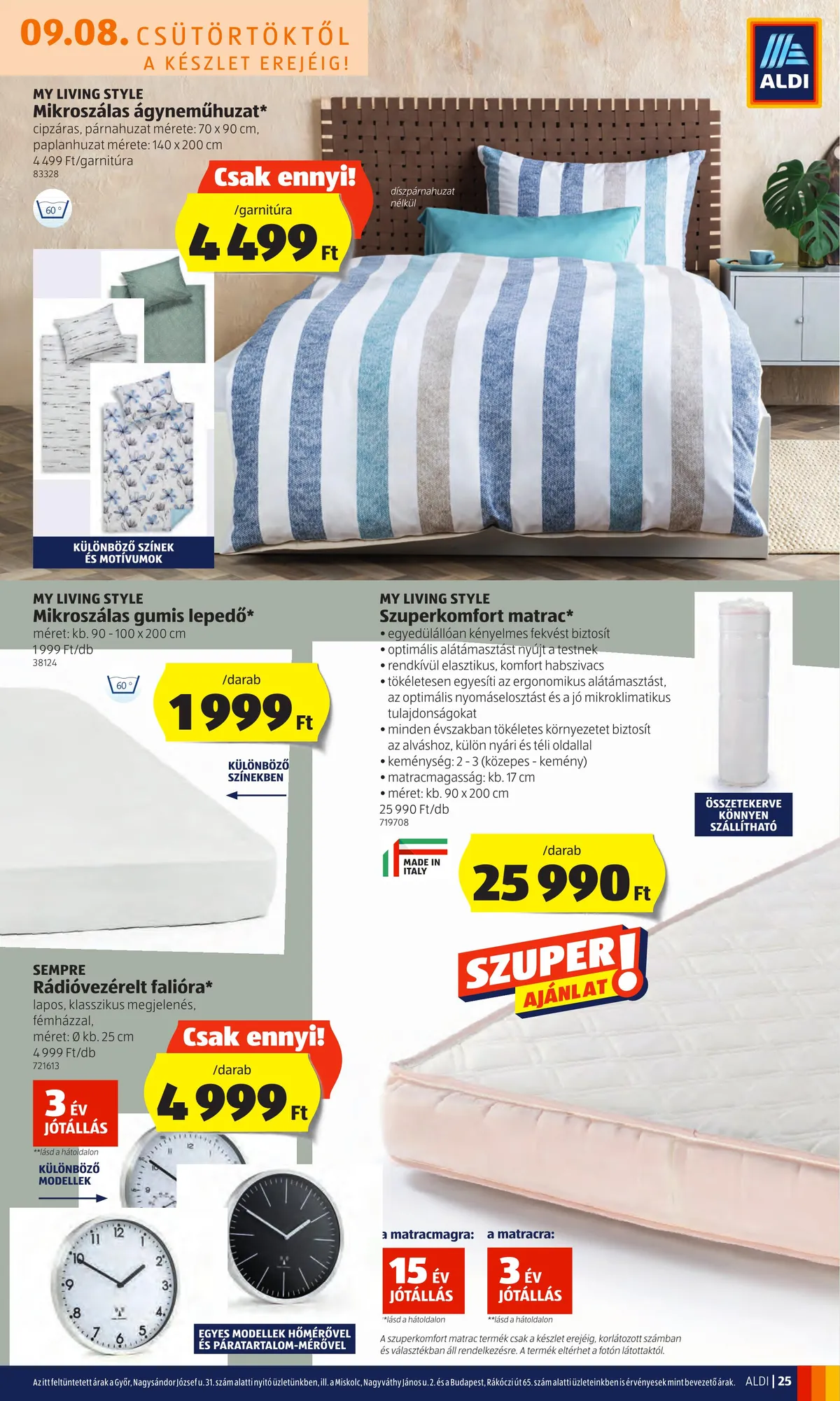 Aldi akciós újság 09.08–09.14 – 25. oldal