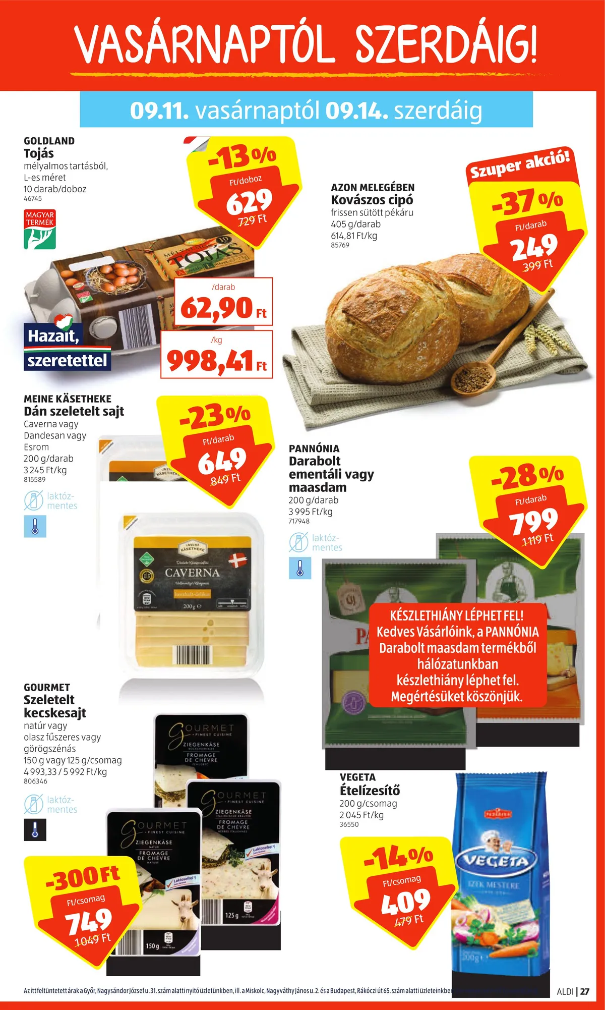 Aldi akciós újság 09.08–09.14 – 27. oldal