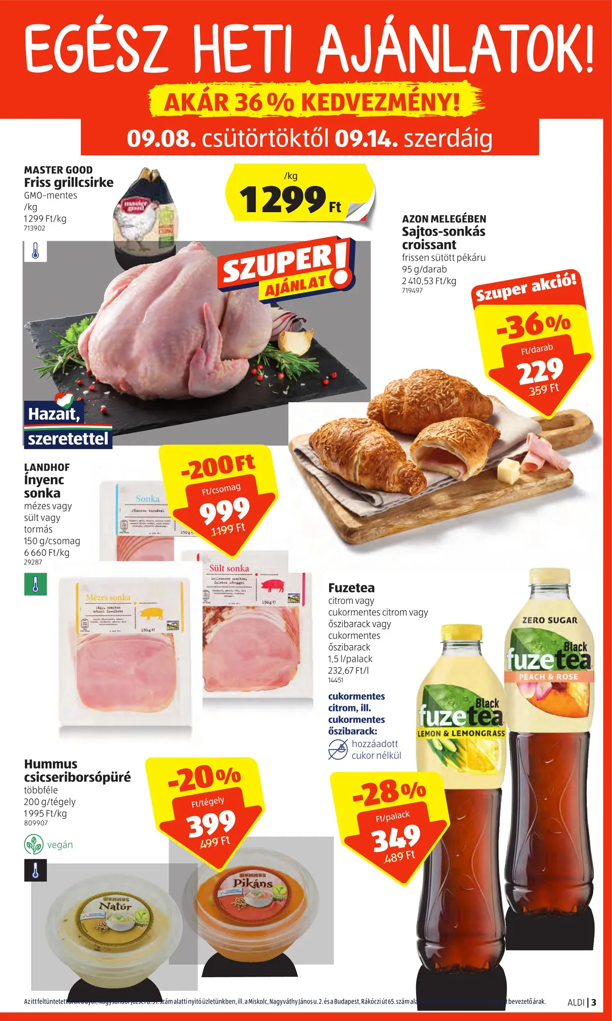 Aldi akciós újság 09.08–09.14 – 3. oldal