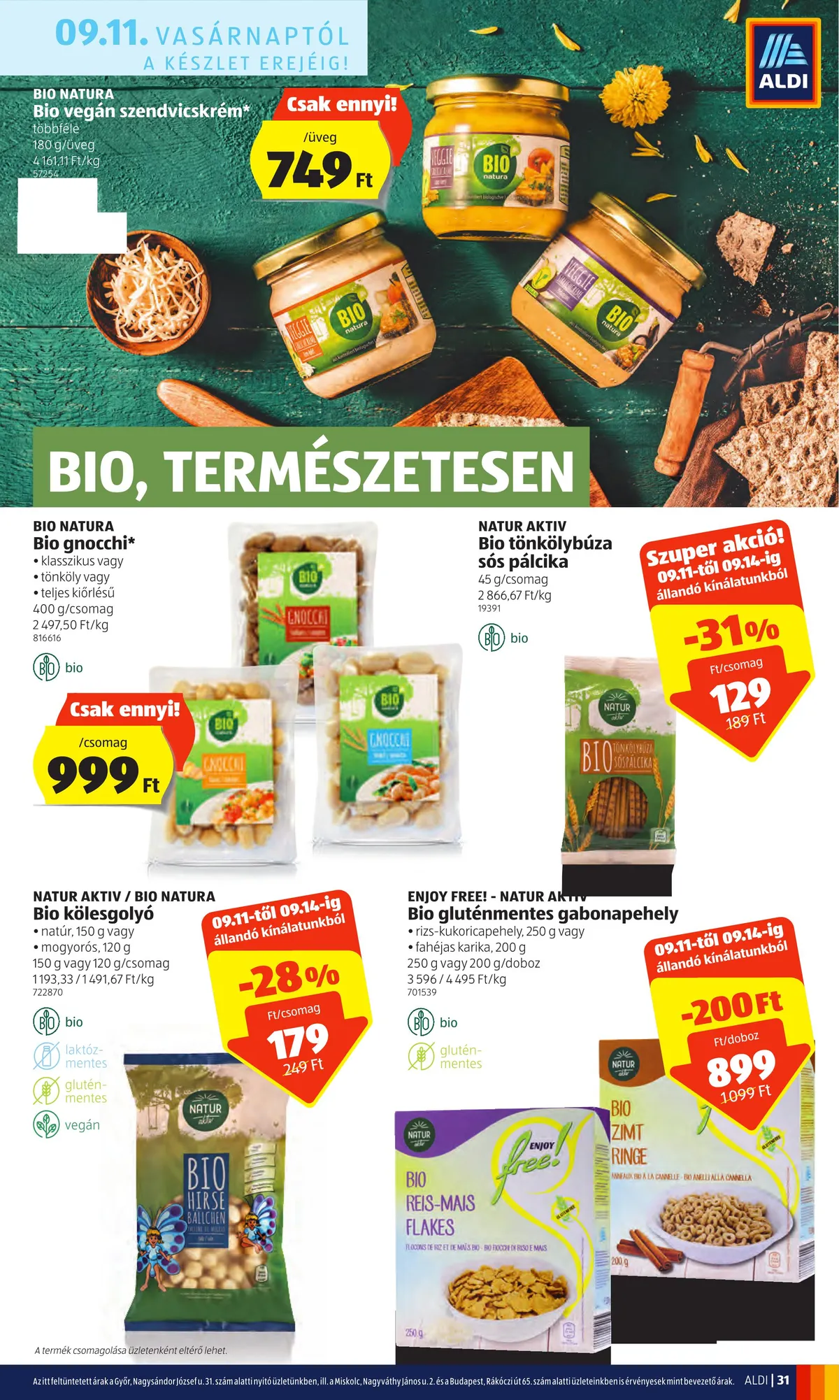 Aldi akciós újság 09.08–09.14 – 31. oldal