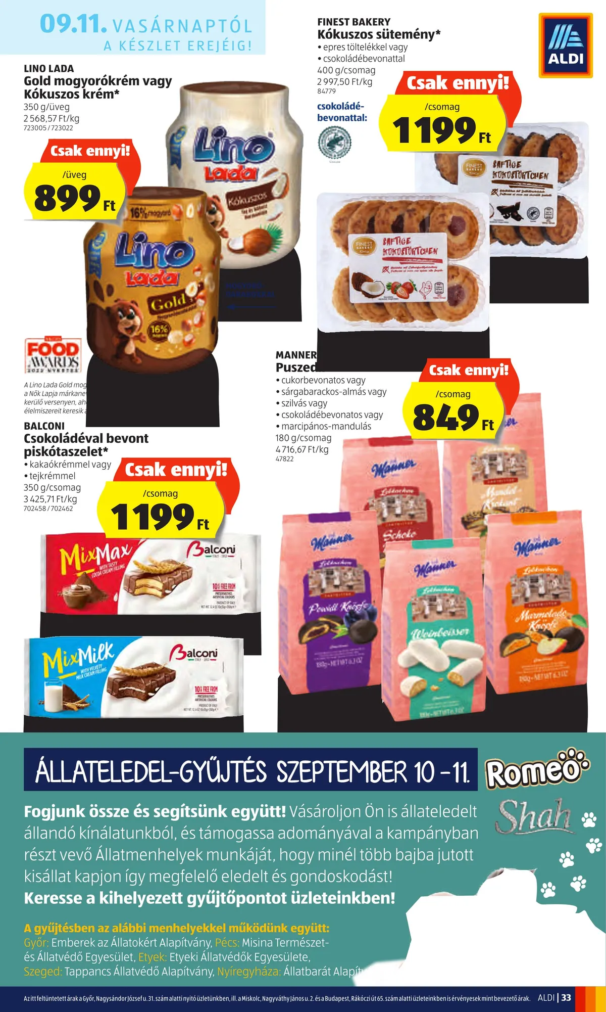 Aldi akciós újság 09.08–09.14 – 33. oldal