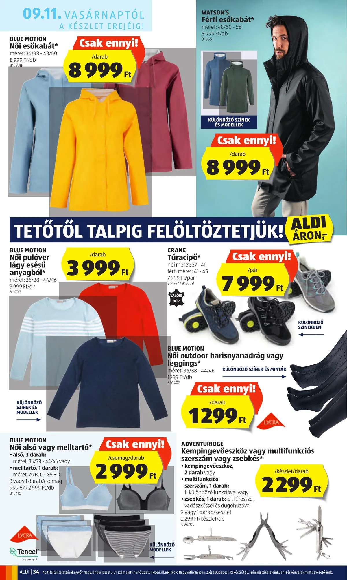 Aldi akciós újság 09.08–09.14 – 34. oldal
