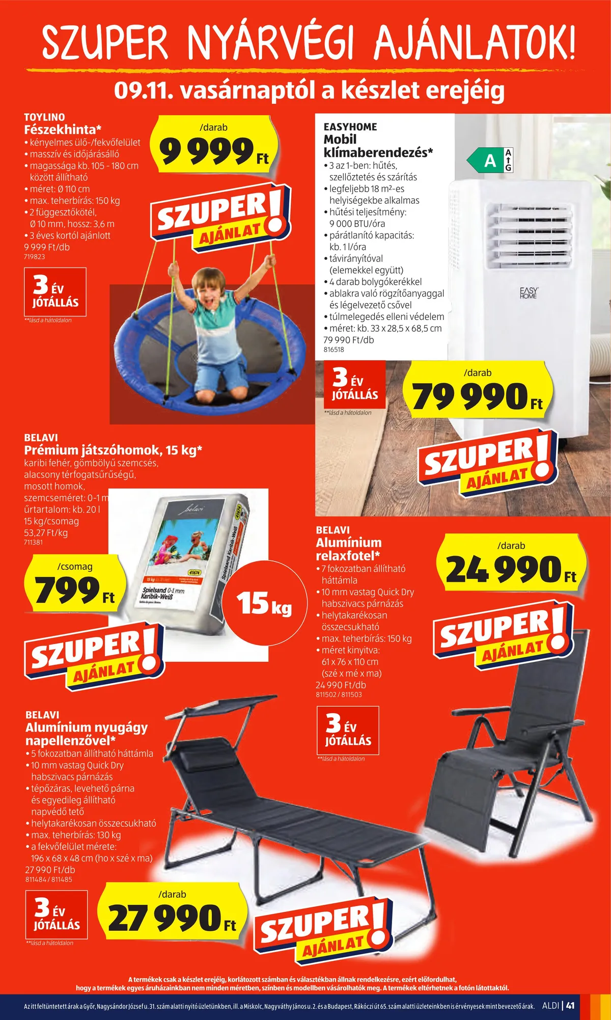 Aldi akciós újság 09.08–09.14 – 41. oldal