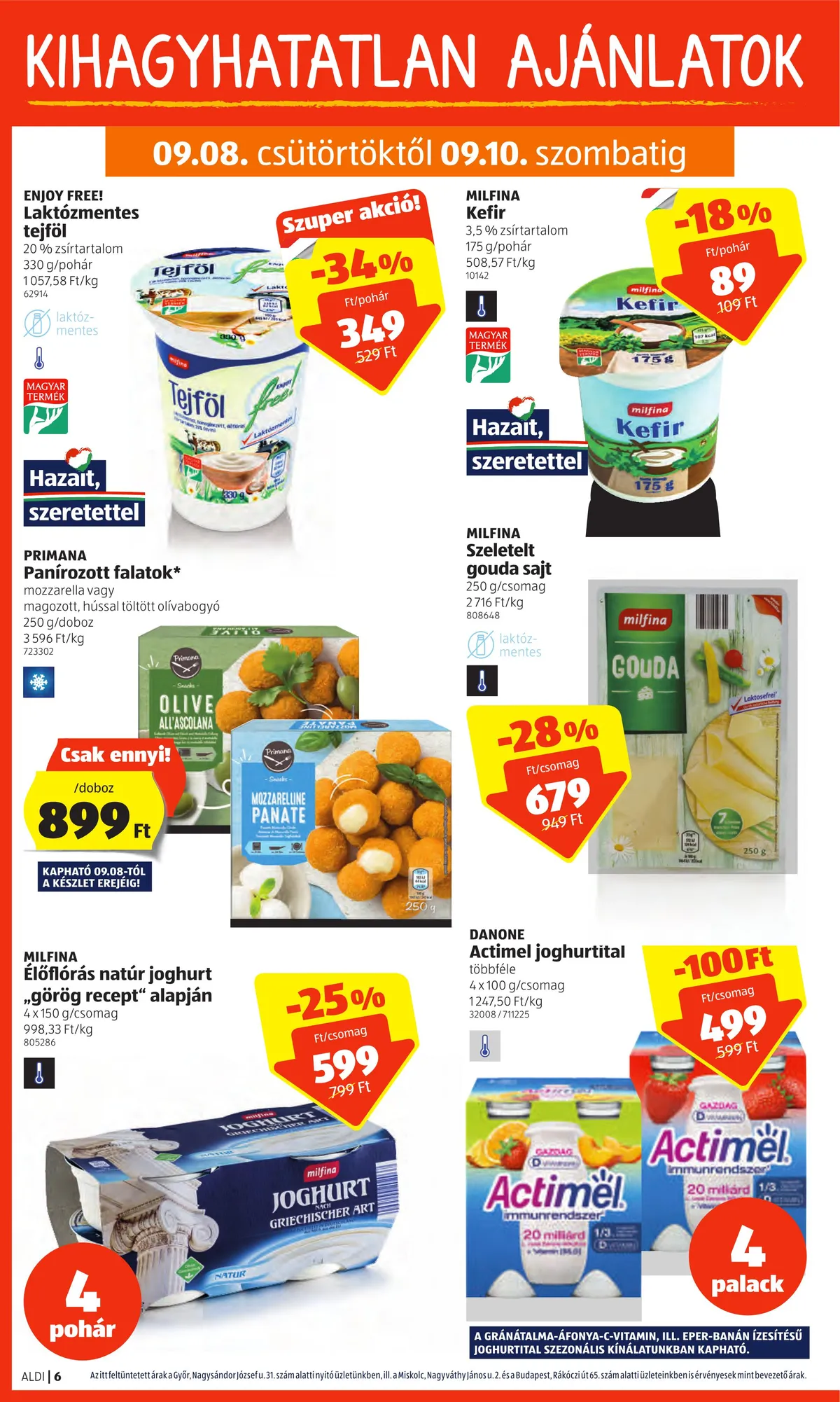 Aldi akciós újság 09.08–09.14 – 6. oldal