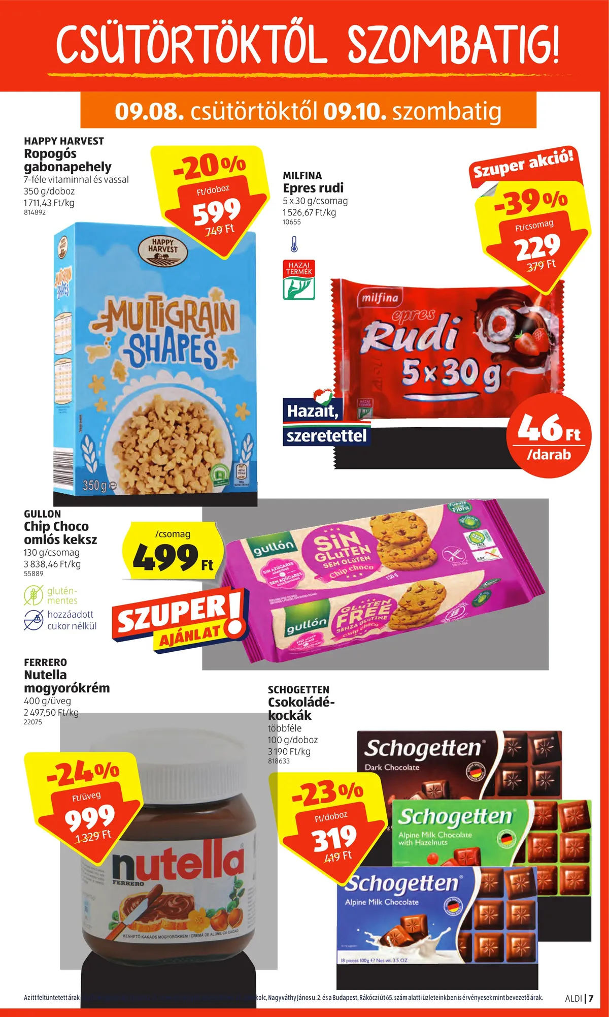 Aldi akciós újság 09.08–09.14 – 7. oldal
