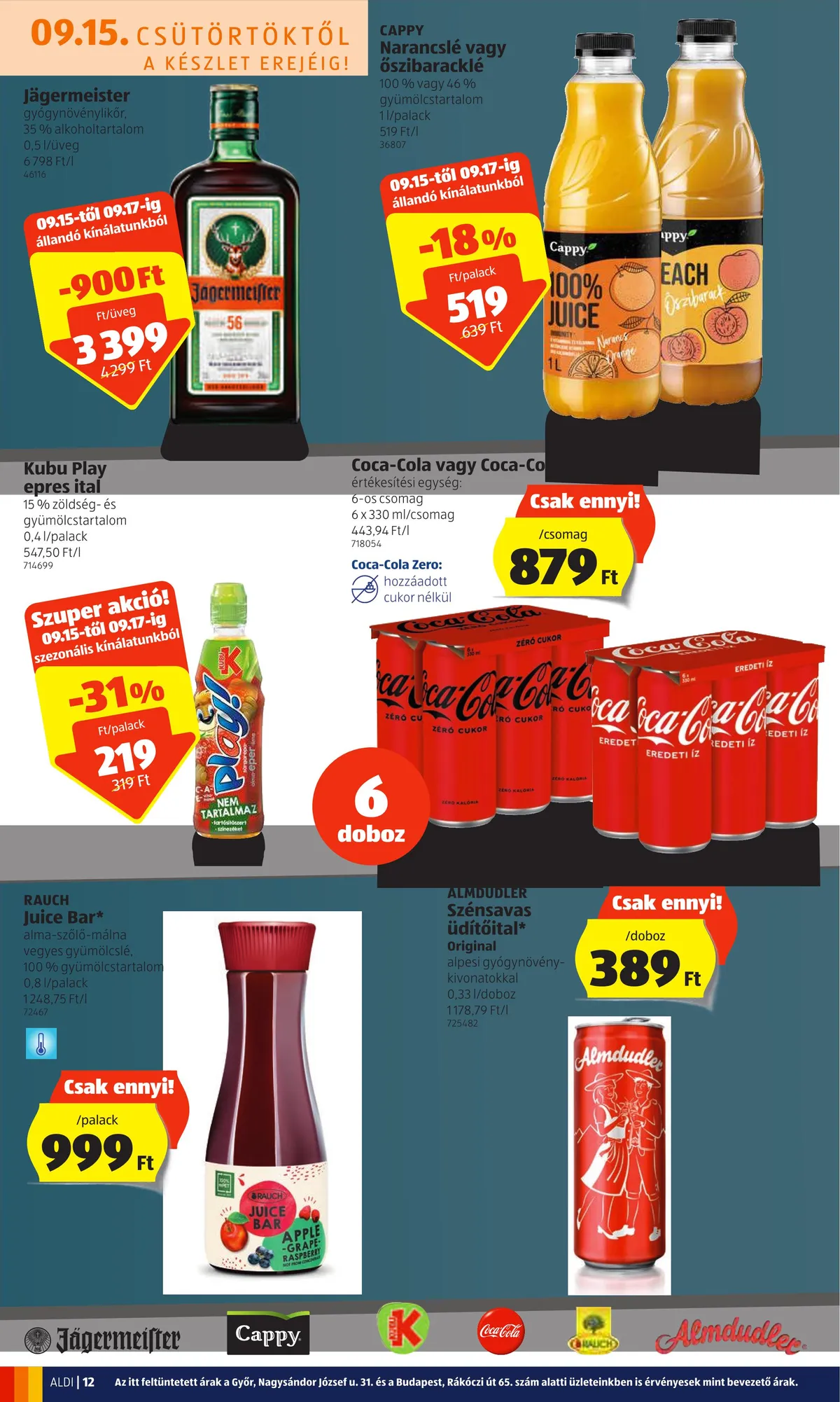 Aldi akciós újság 09.15–09.21 – 12. oldal