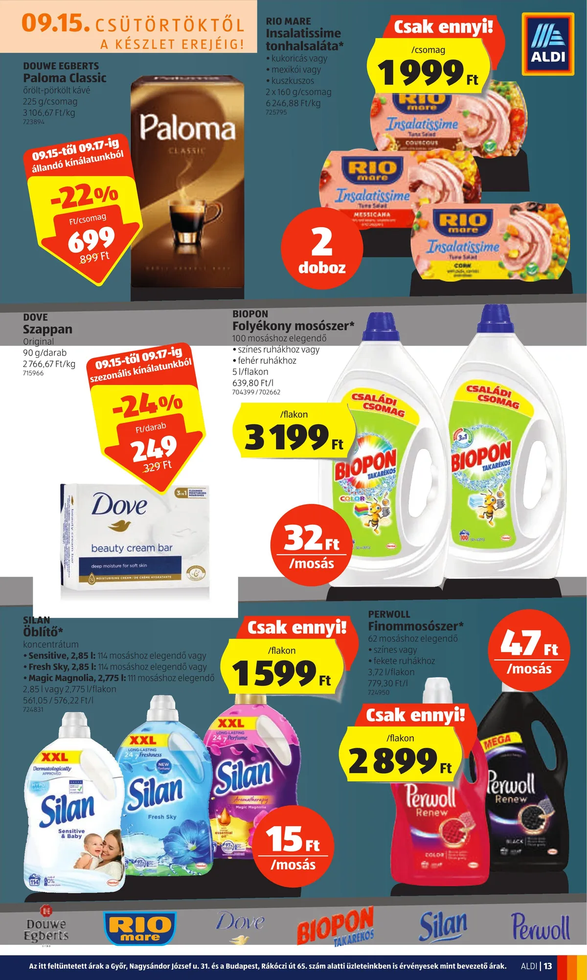Aldi akciós újság 09.15–09.21 – 13. oldal