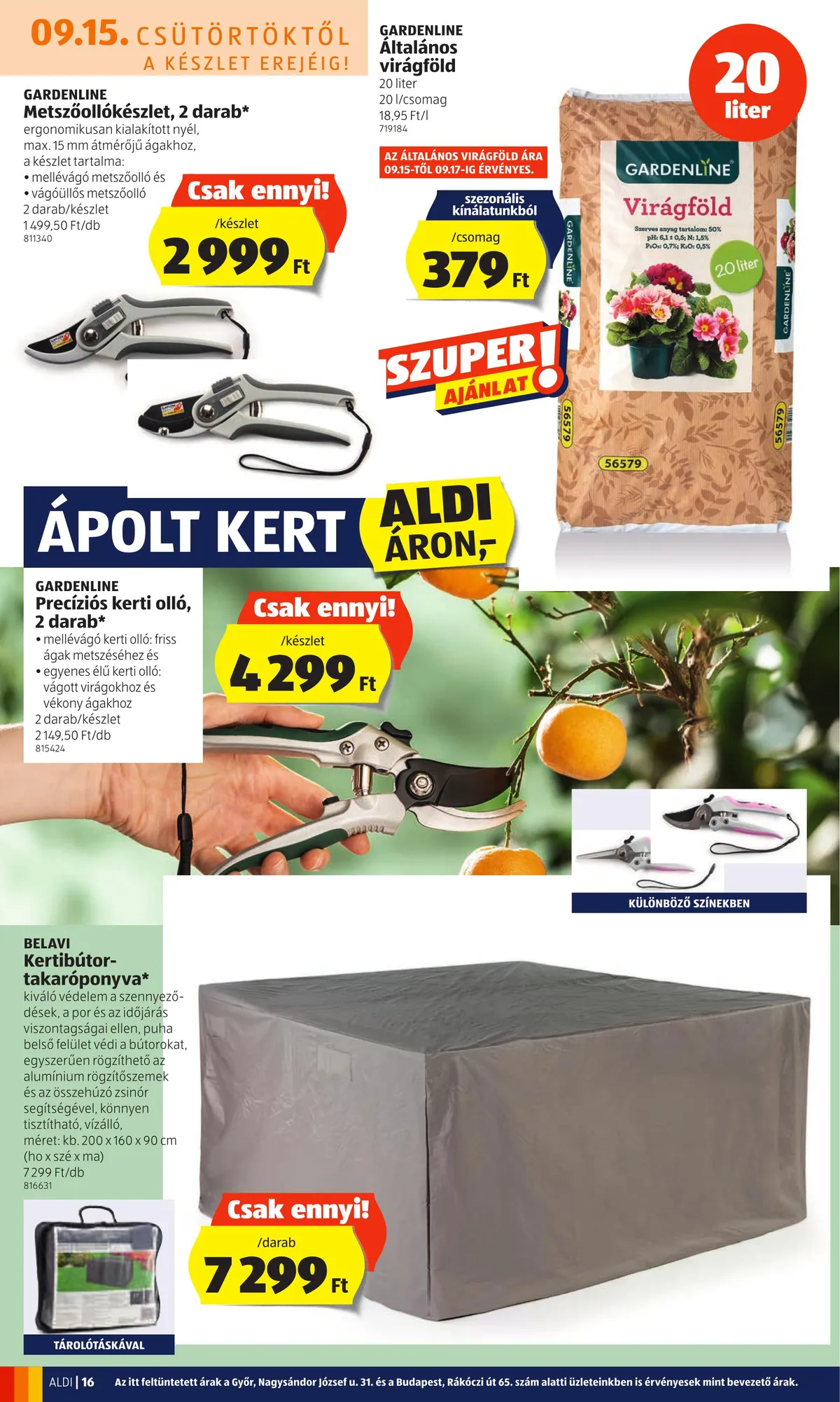 Aldi akciós újság 09.15–09.21 – 16. oldal