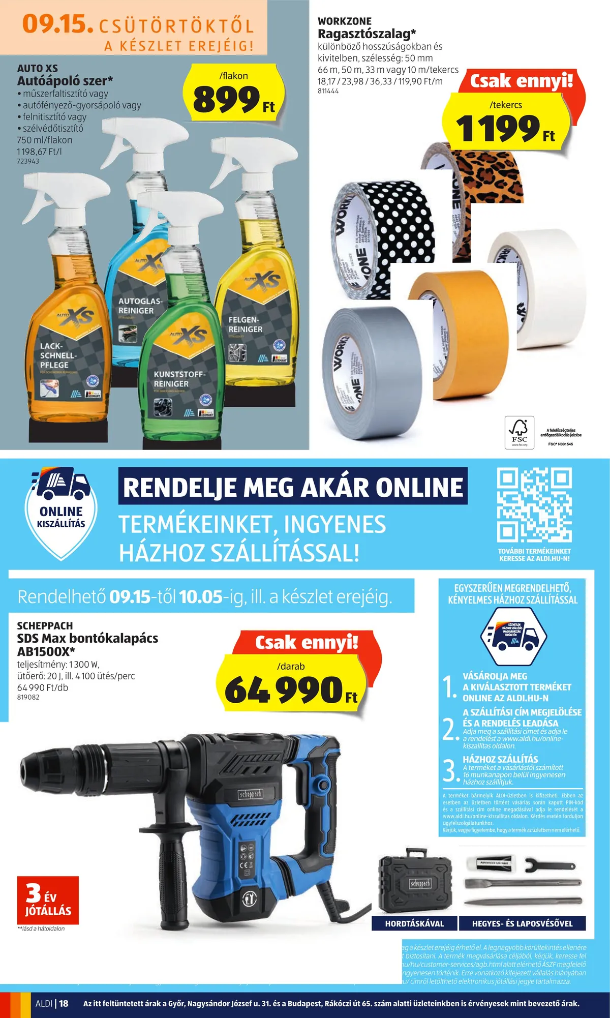 Aldi akciós újság 09.15–09.21 – 18. oldal