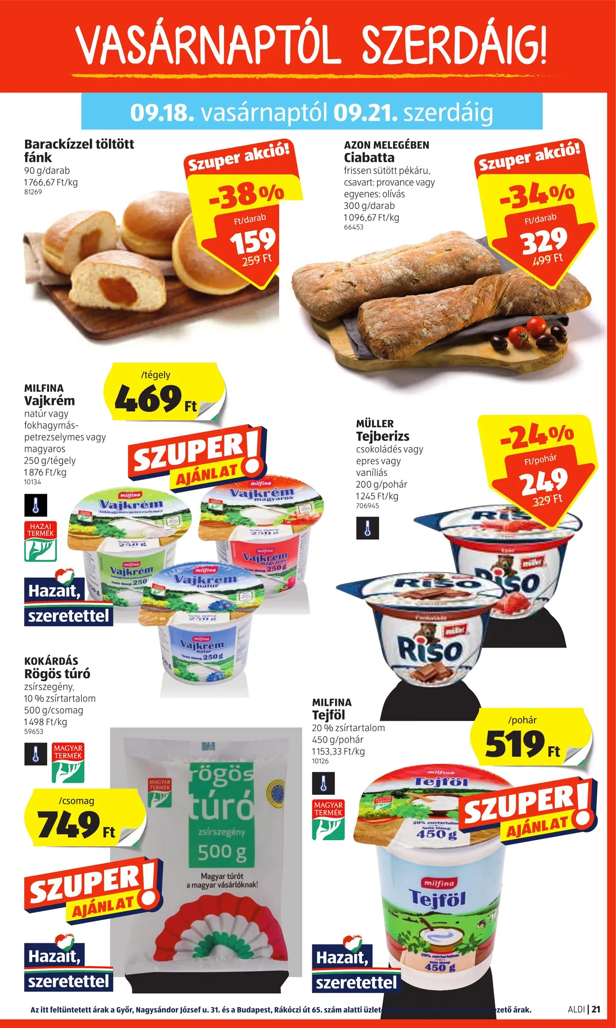 Aldi akciós újság 09.15–09.21 – 21. oldal