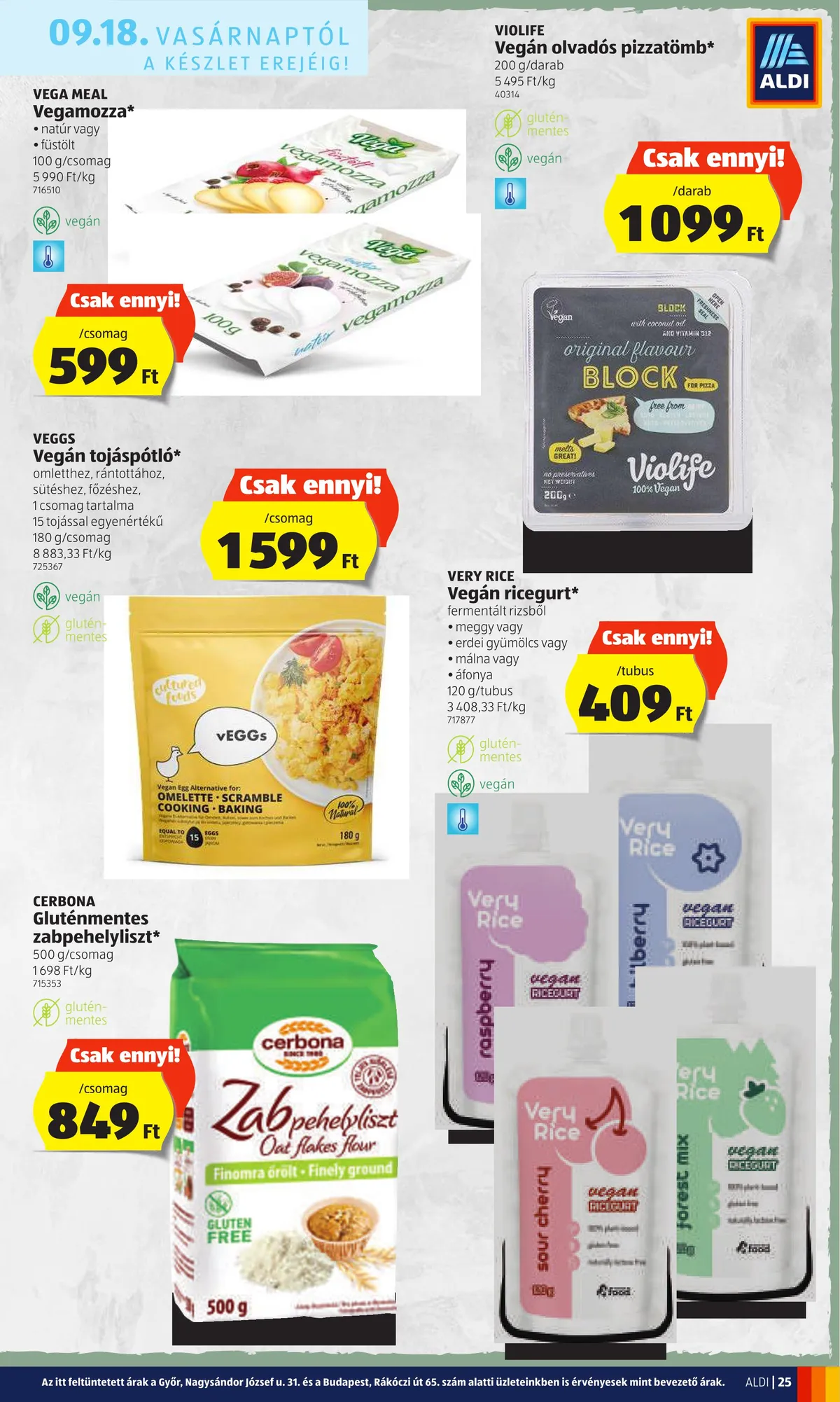 Aldi akciós újság 09.15–09.21 – 25. oldal