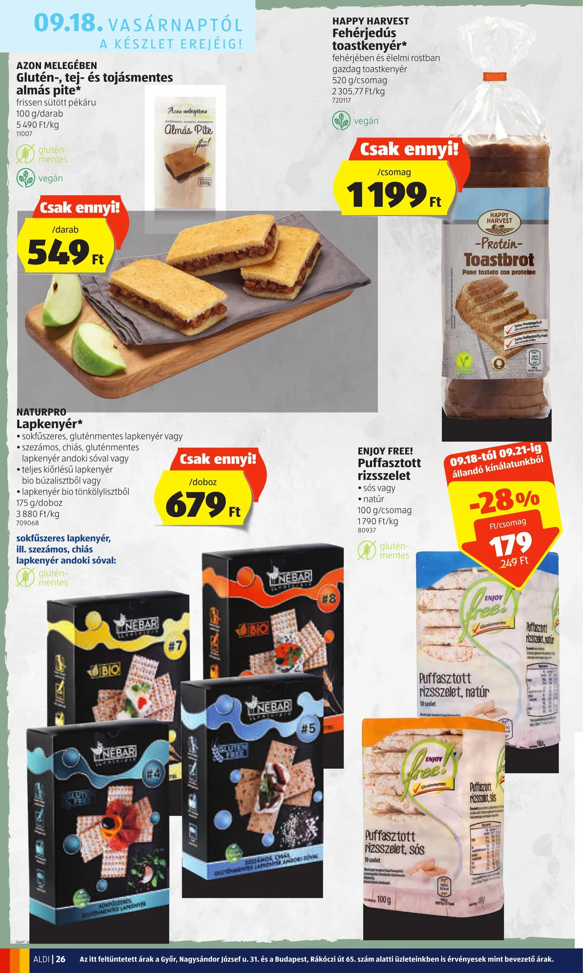 Aldi akciós újság 09.15–09.21 – 26. oldal