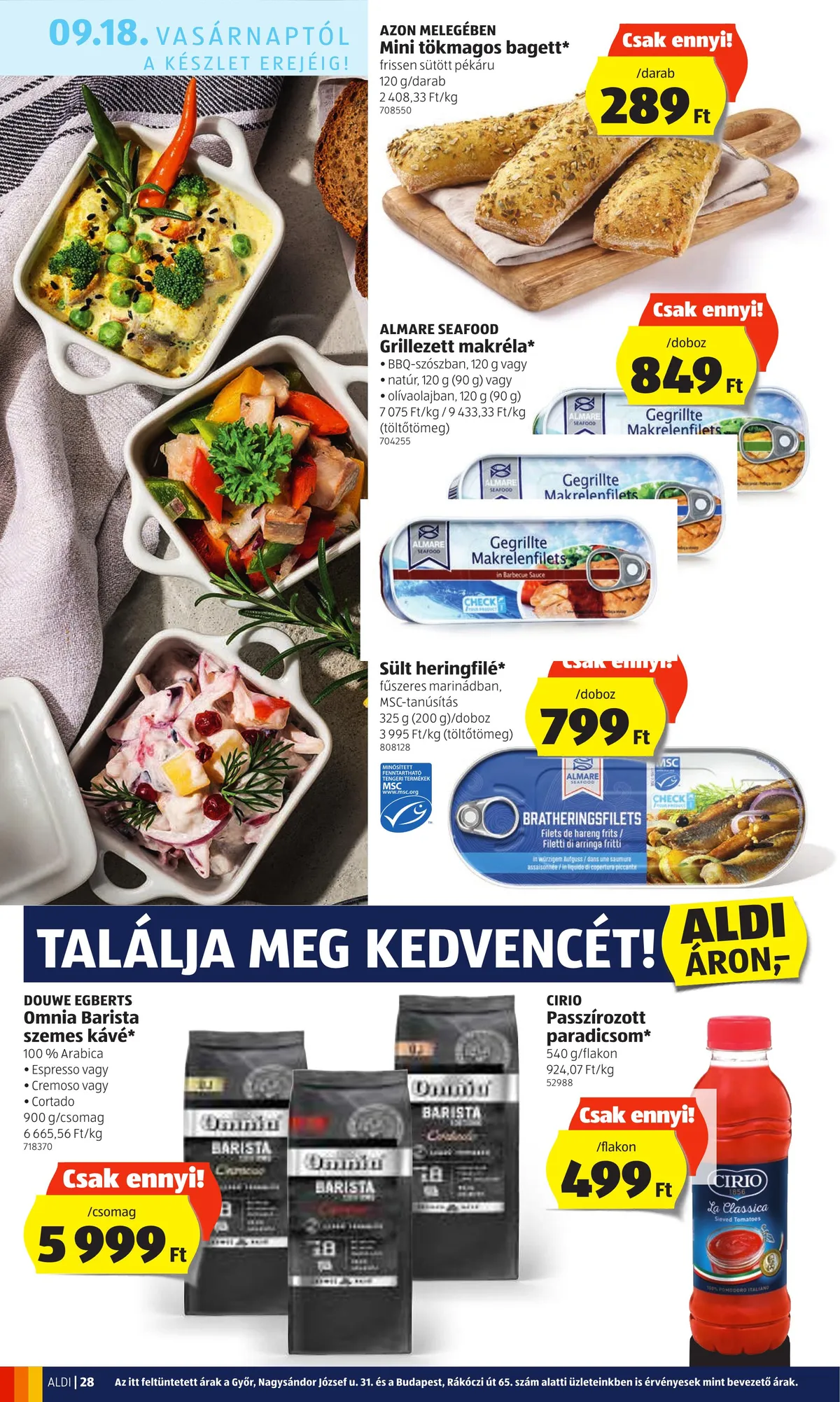 Aldi akciós újság 09.15–09.21 – 28. oldal