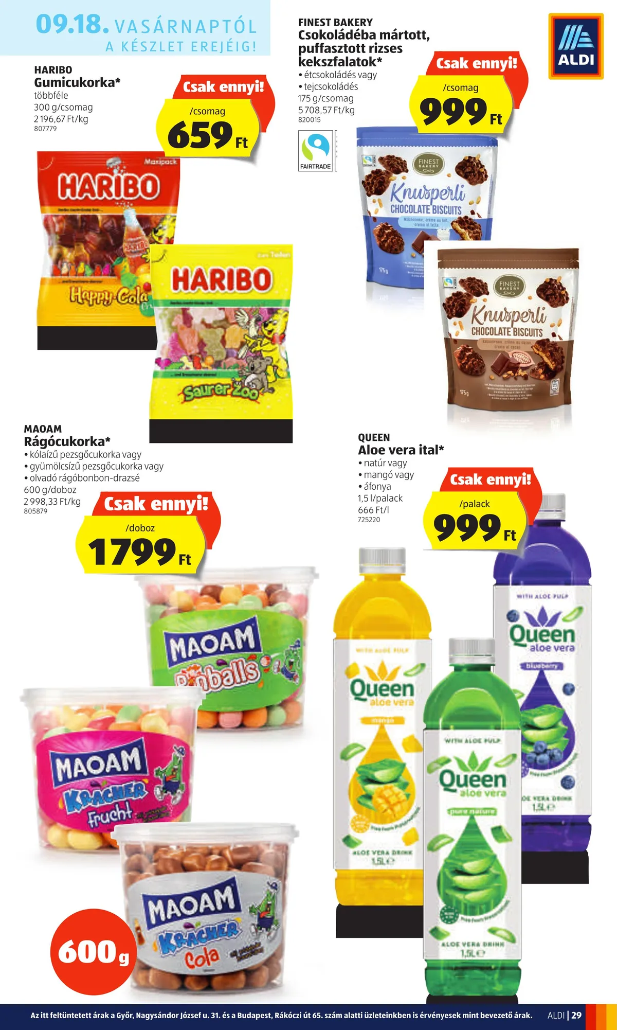 Aldi akciós újság 09.15–09.21 – 29. oldal