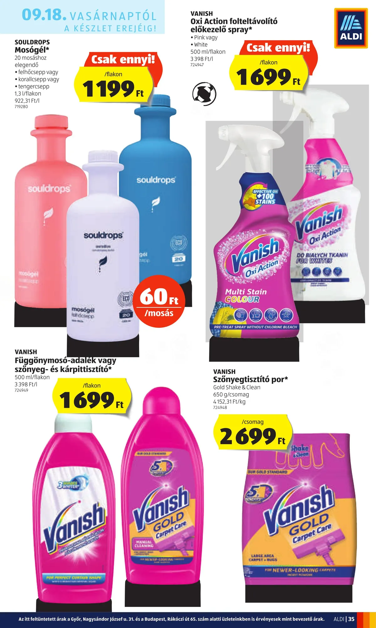 Aldi akciós újság 09.15–09.21 – 35. oldal