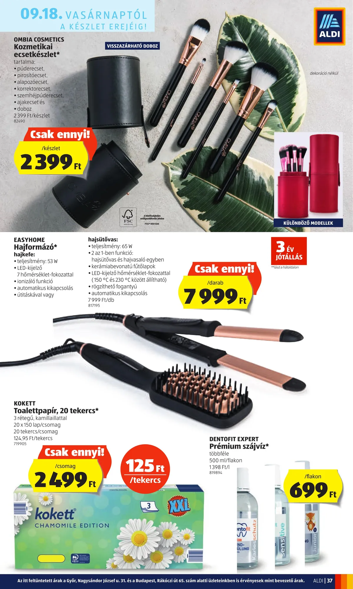 Aldi akciós újság 09.15–09.21 – 37. oldal