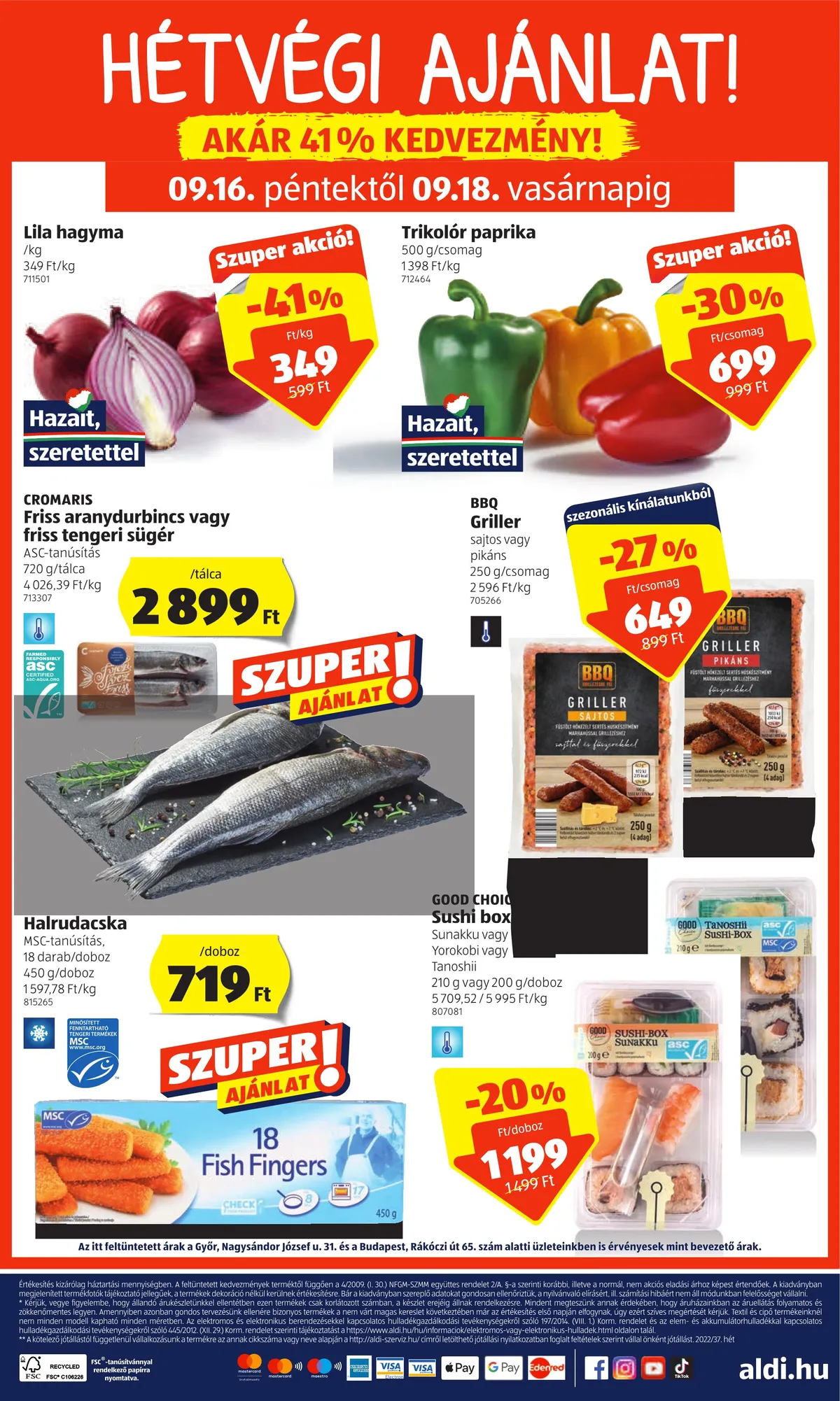 Aldi akciós újság 09.15–09.21 – 40. oldal