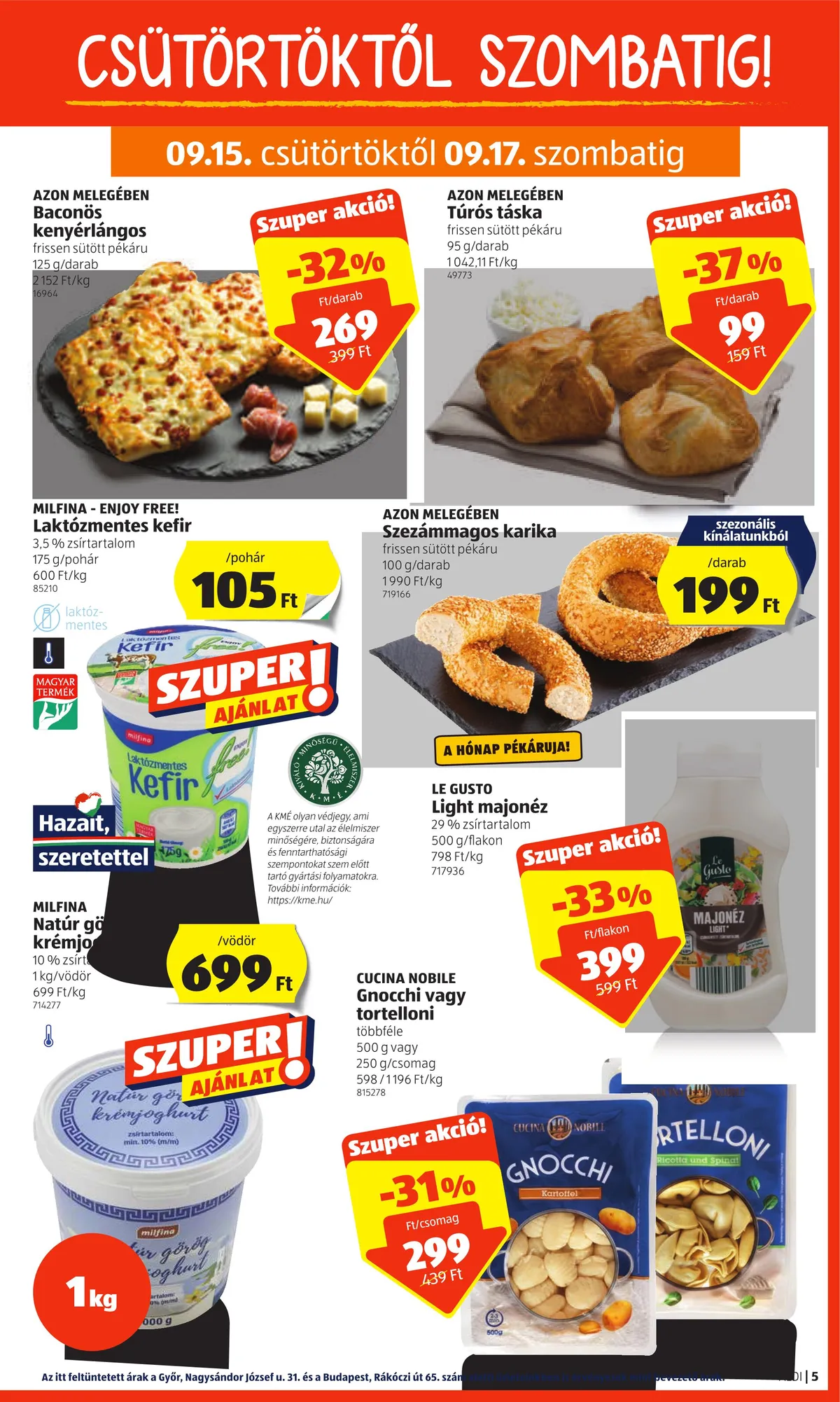 Aldi akciós újság 09.15–09.21 – 5. oldal