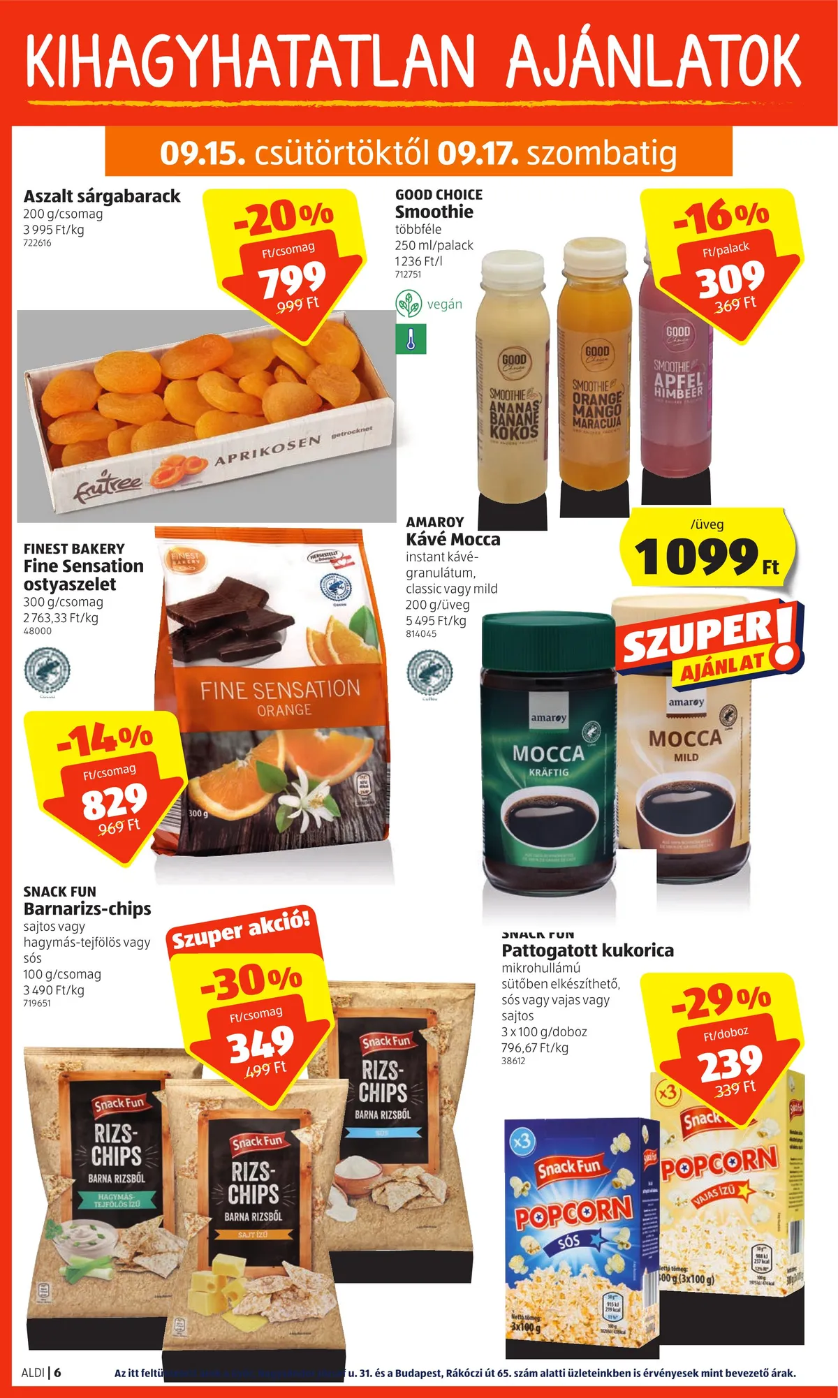Aldi akciós újság 09.15–09.21 – 6. oldal