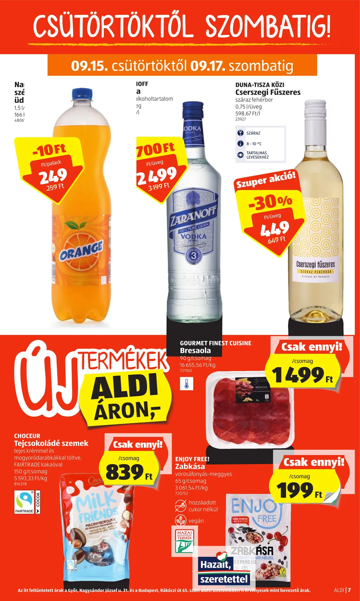 Aldi akciós újság 09.15–09.21 – 7. oldal