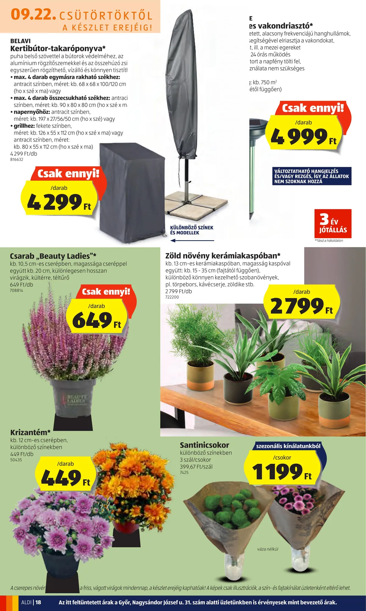 Aldi akciós újság 09.22–09.28 – 18. oldal