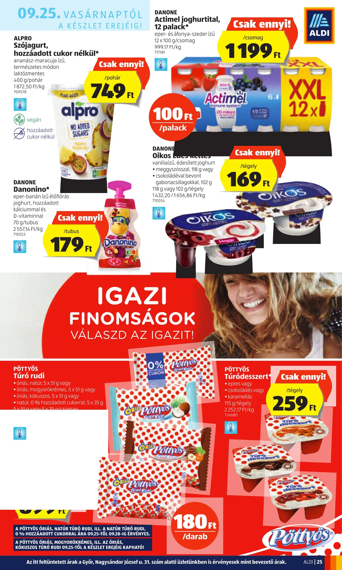 Aldi akciós újság 09.22–09.28 – 25. oldal