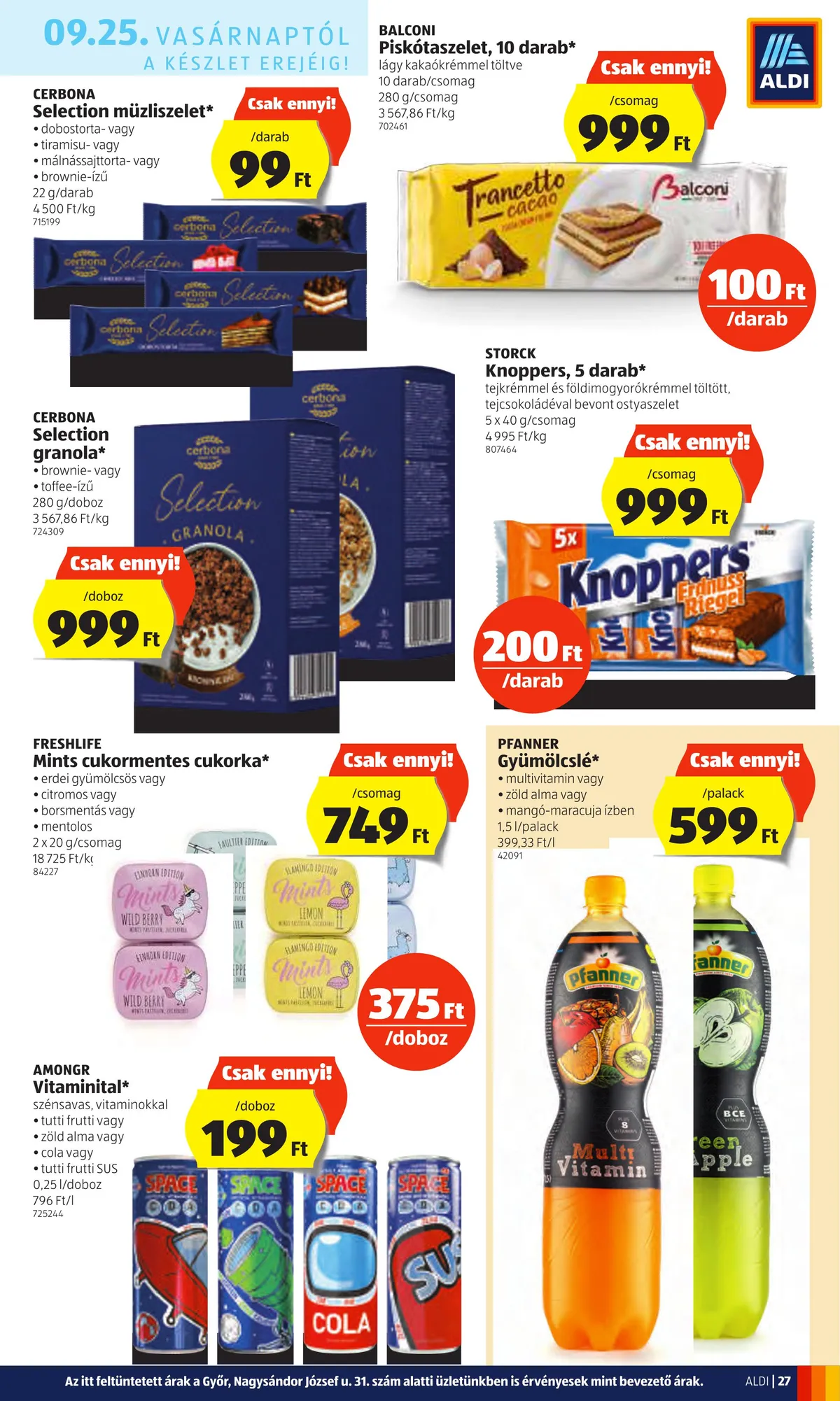 Aldi akciós újság 09.22–09.28 – 27. oldal